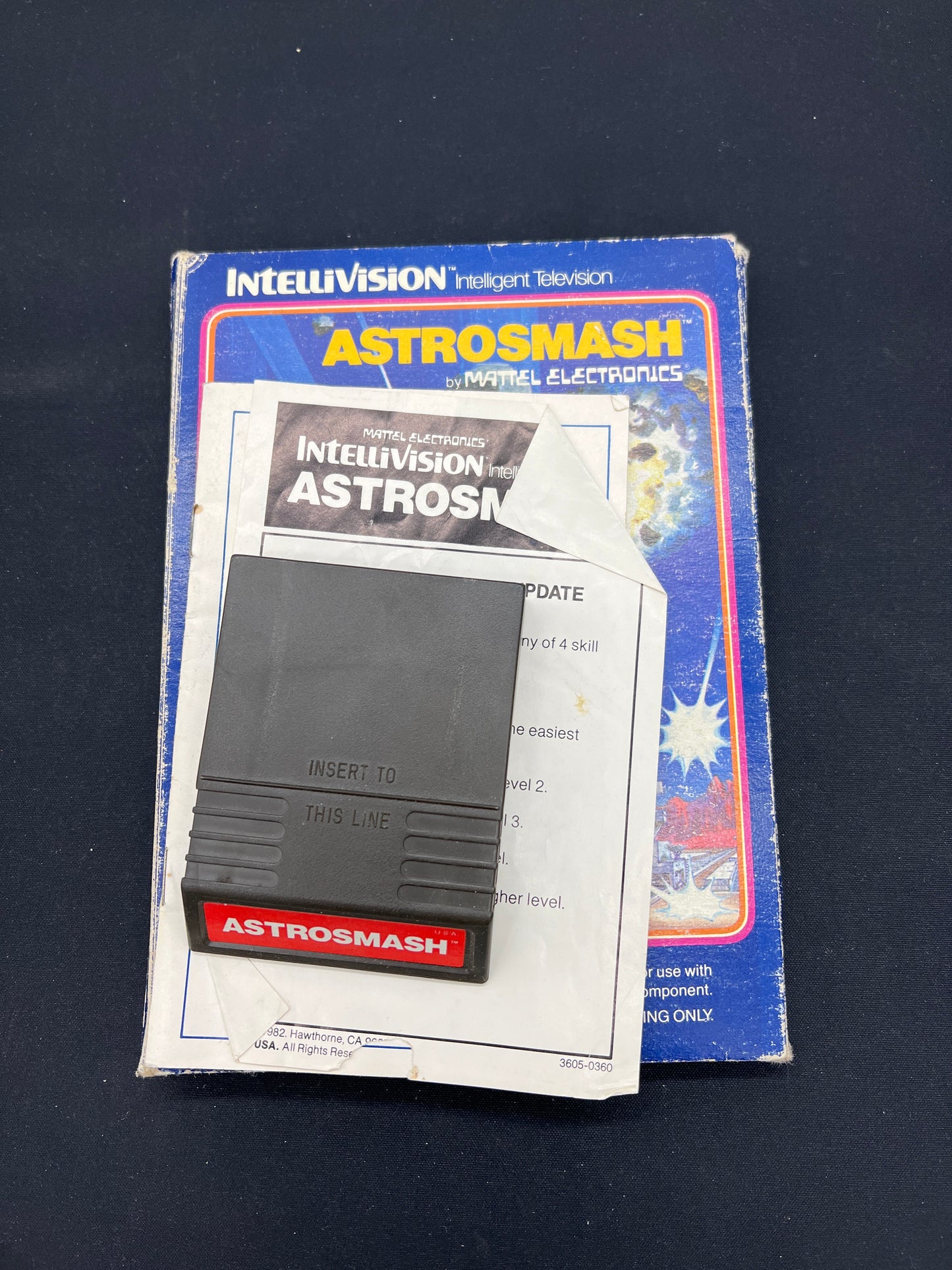 Auction Lot 190: Intellivision Astro Smash Mattel Electronics CIB