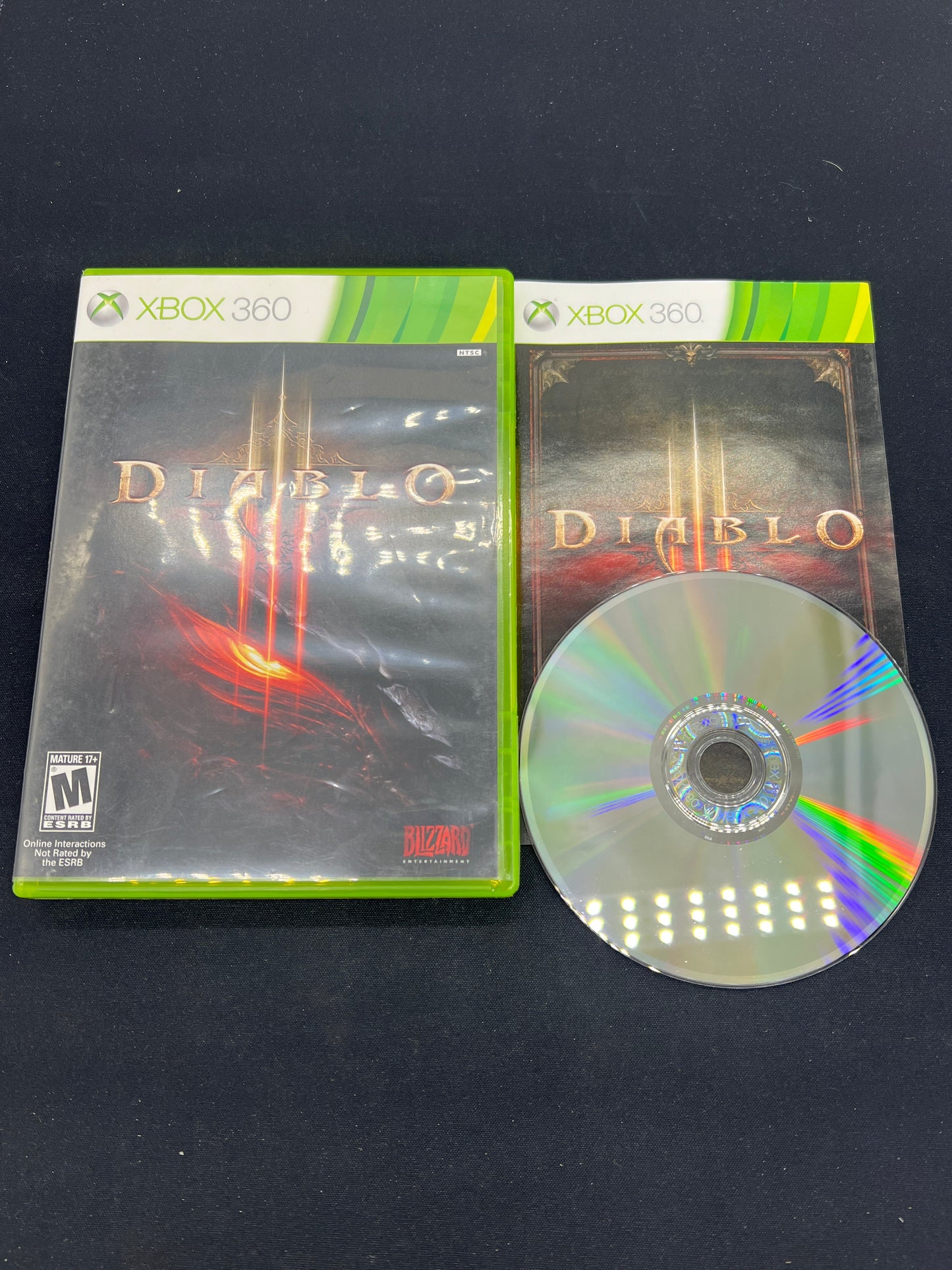 Auction Lot 18: XBOX 360 Video Game Diablo CIB