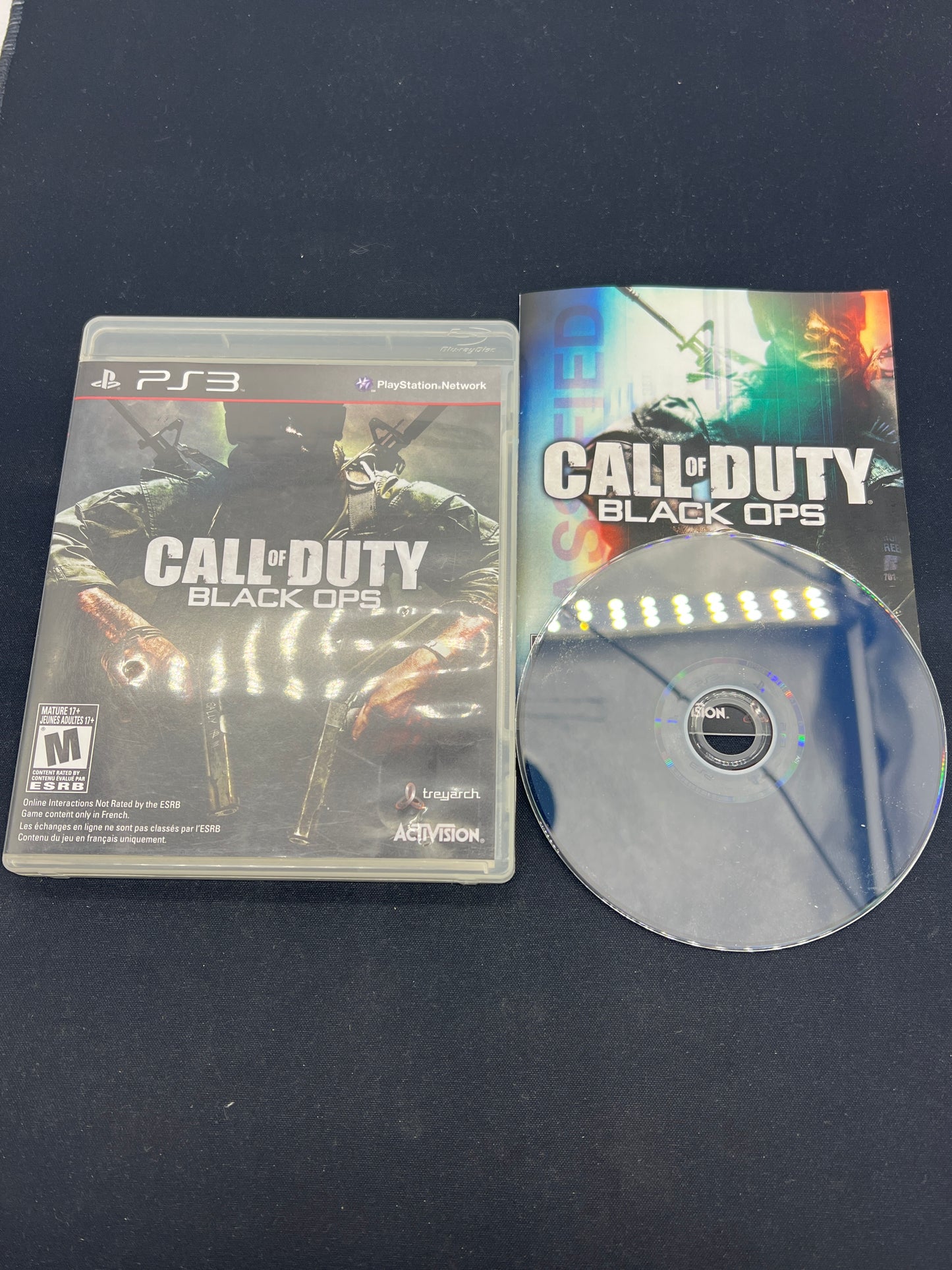 Auction Lot 157: PlayStation 3 Video Game Call of Duty Black Ops CIB