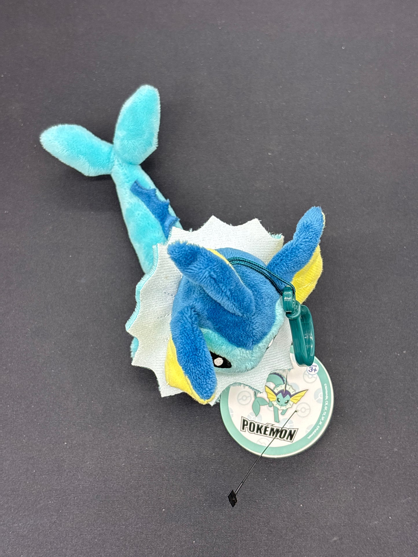 Auction Lot 214: Pokemon Vaporeon Key Plush