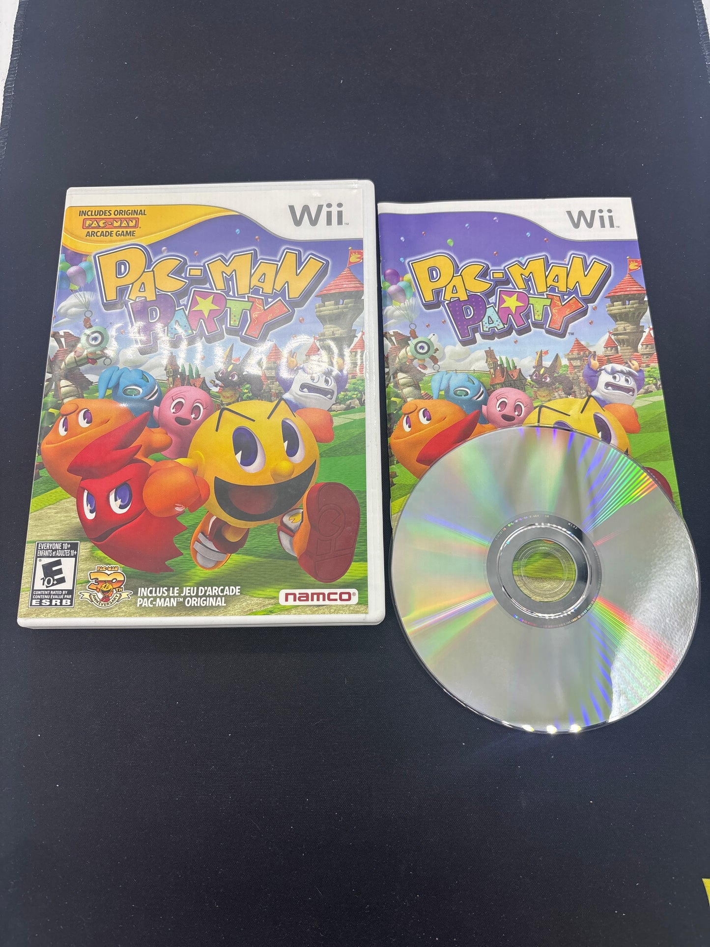 Auction Lot 114: Pac Man Party Video Game Nintendo Wii CIB