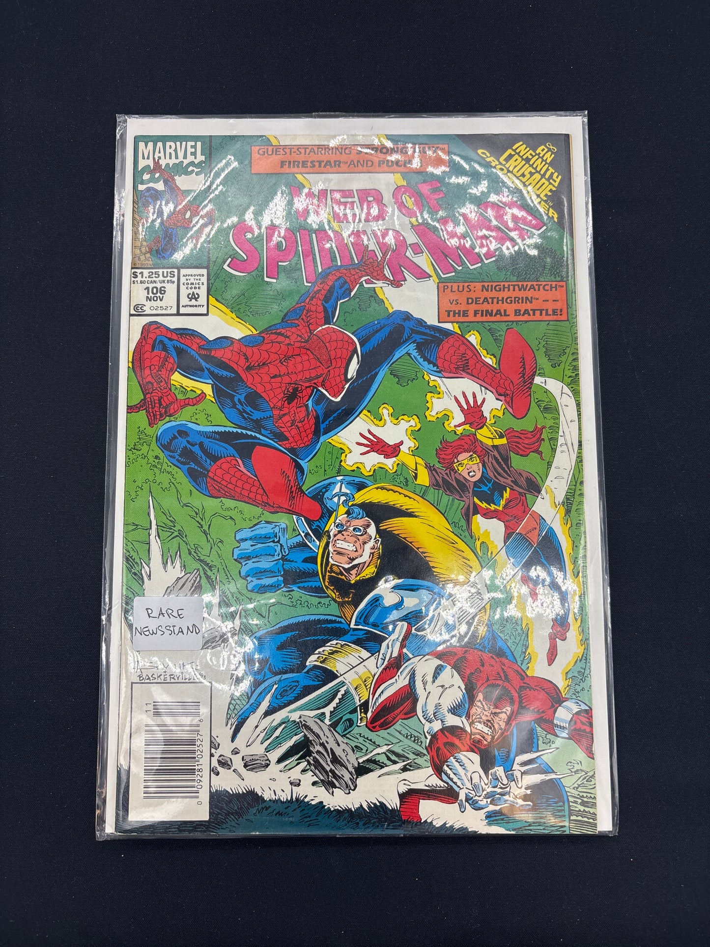 Auction Lot 133: Marvel Comics Web of Spider-Man Issue 106 November 1993
