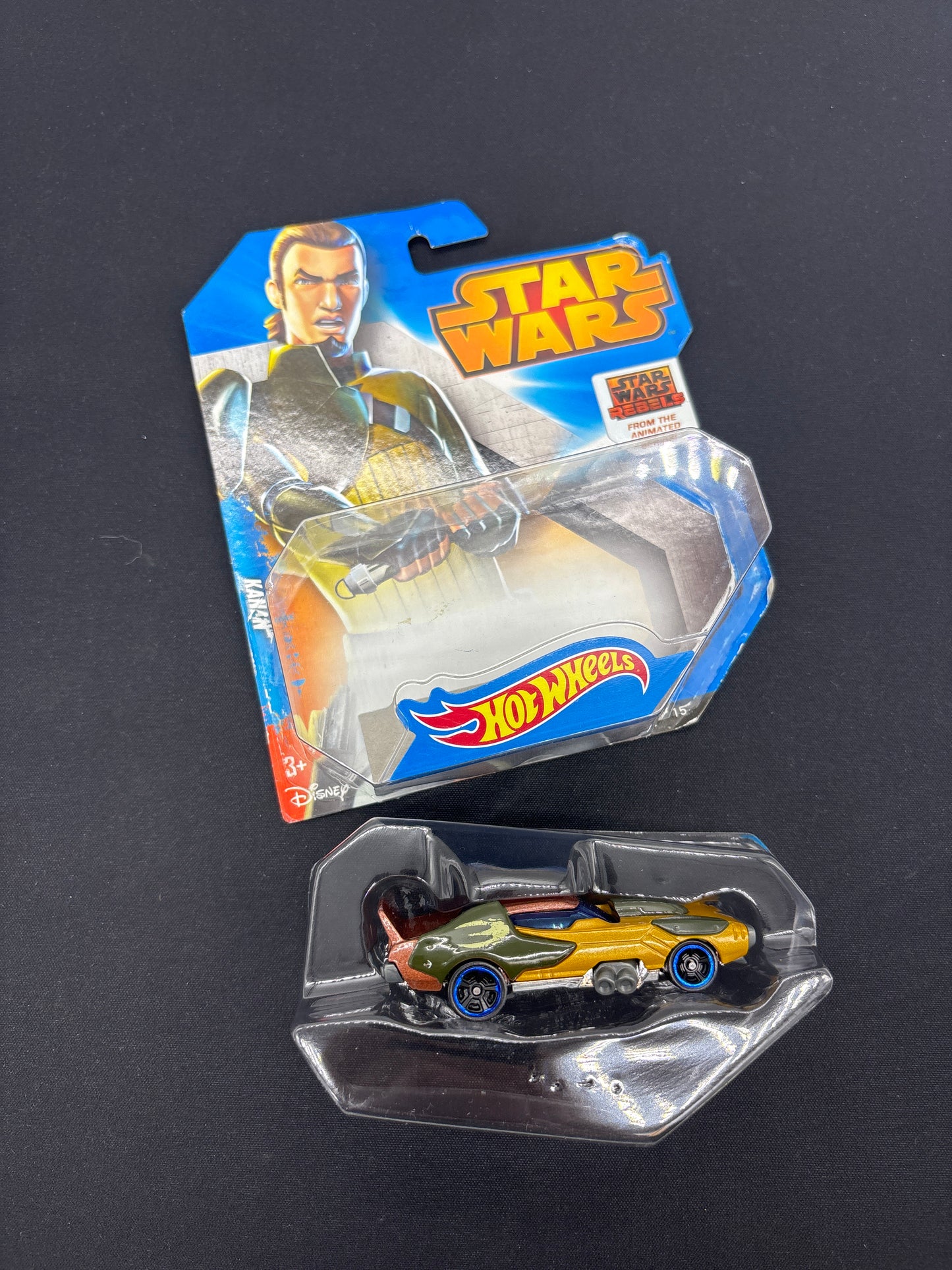 Auction Lot 69: Hot Wheels Star Wars Rebel Car Figure