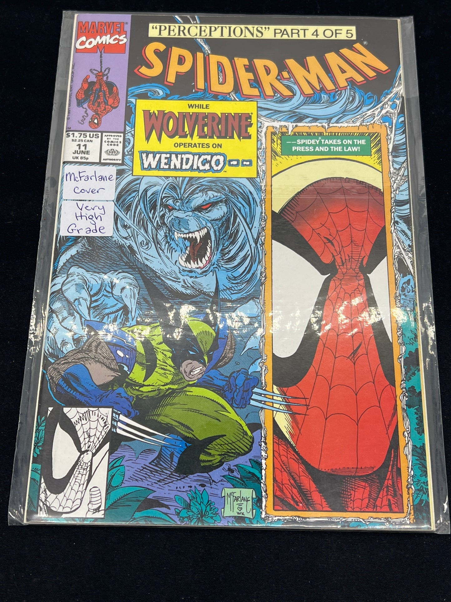 Auction Lot 290: Marvel Comic Spider-Man Perceptions Part 4 of 5