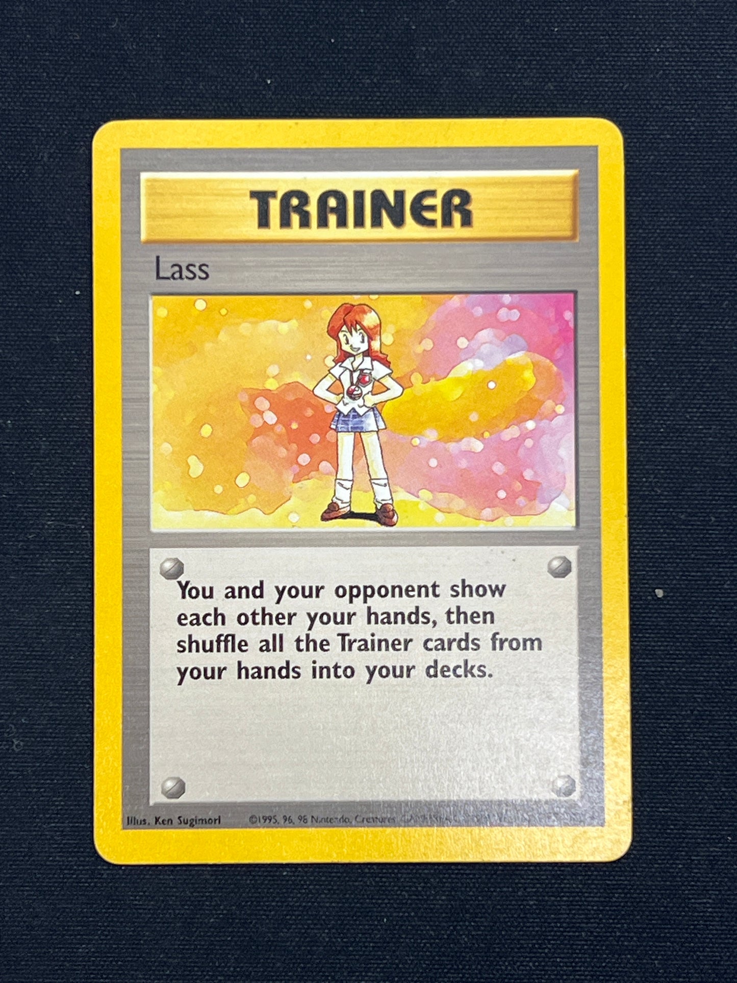 Auction Lot 360: Pokemon Cards Lass Trainer Rare Base Set Condition Vary
