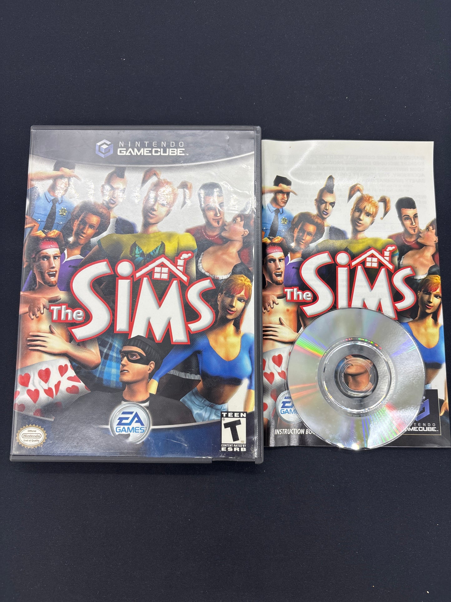 Auction Lot 116: Nintendo Game Cube The Sims With Case & Disc