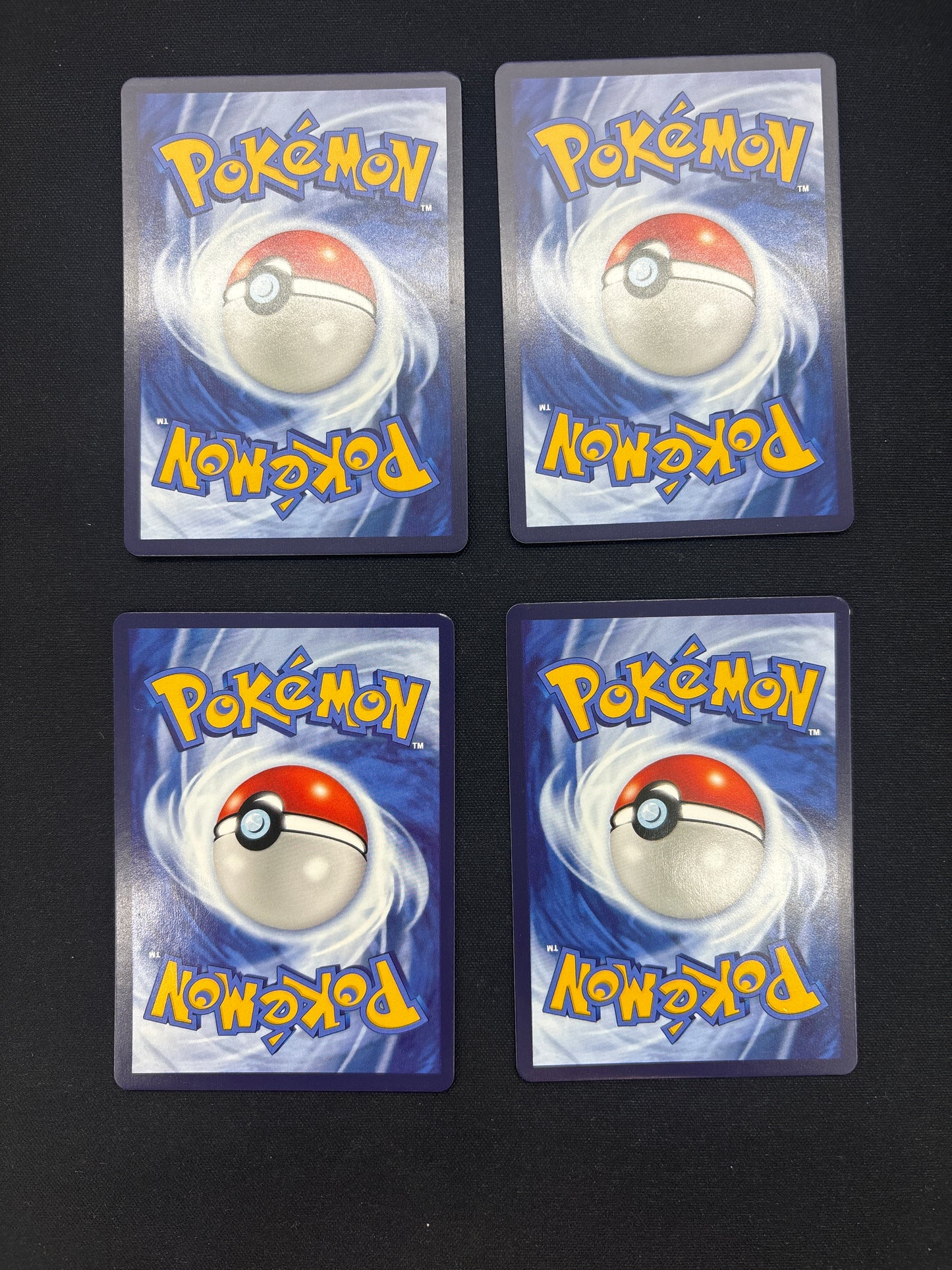 Auction Lot 323: Pokemon Cards (CUSTOM) Lot of 4 Assorted Pikachu Poncho Conditions Vary