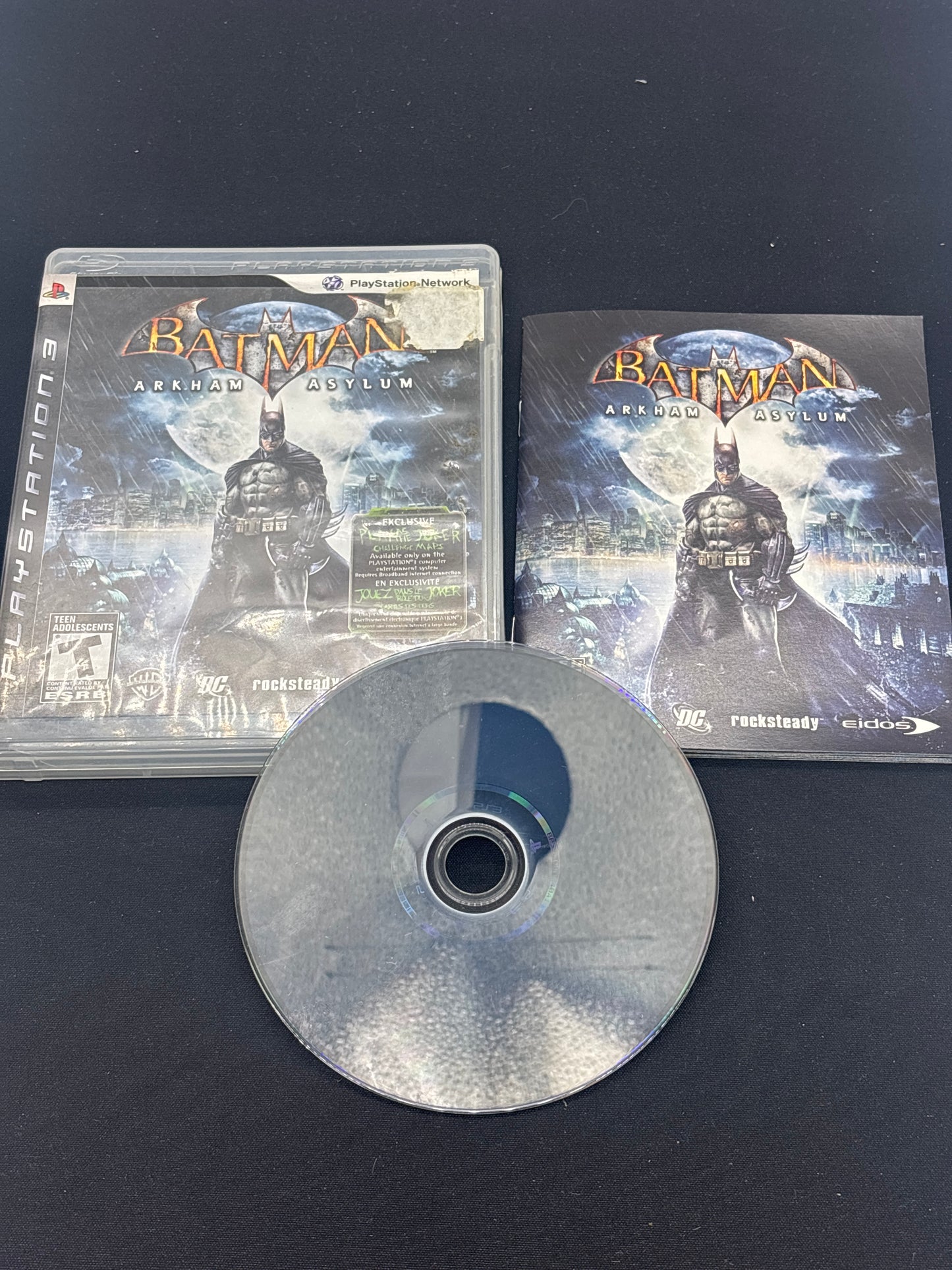 Auction Lot 84: PlayStation 3 Batman Arkham Asylum With Case & Disc