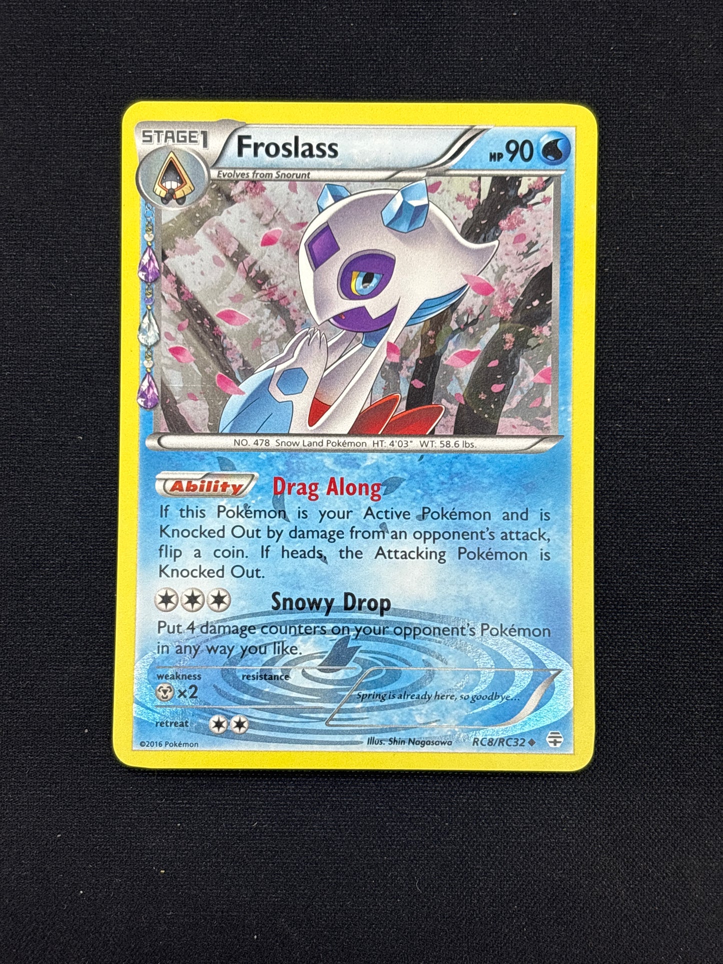 Auction Lot 38: Pokemon Card Froslass Radiant Collection Conditions Vary