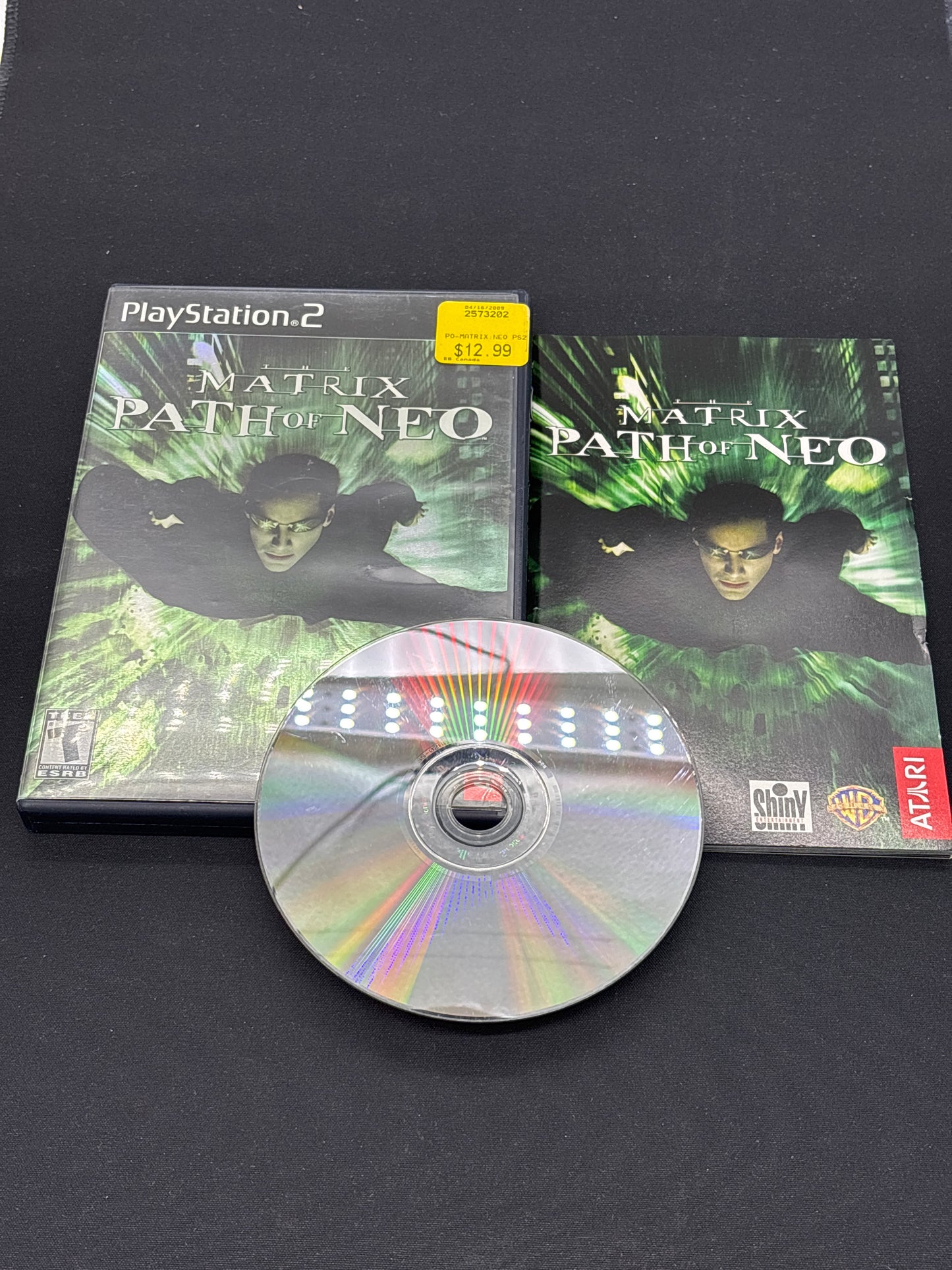 Auction Lot 130: Matrix Path of Neo Video Game PlayStation 2 CIB