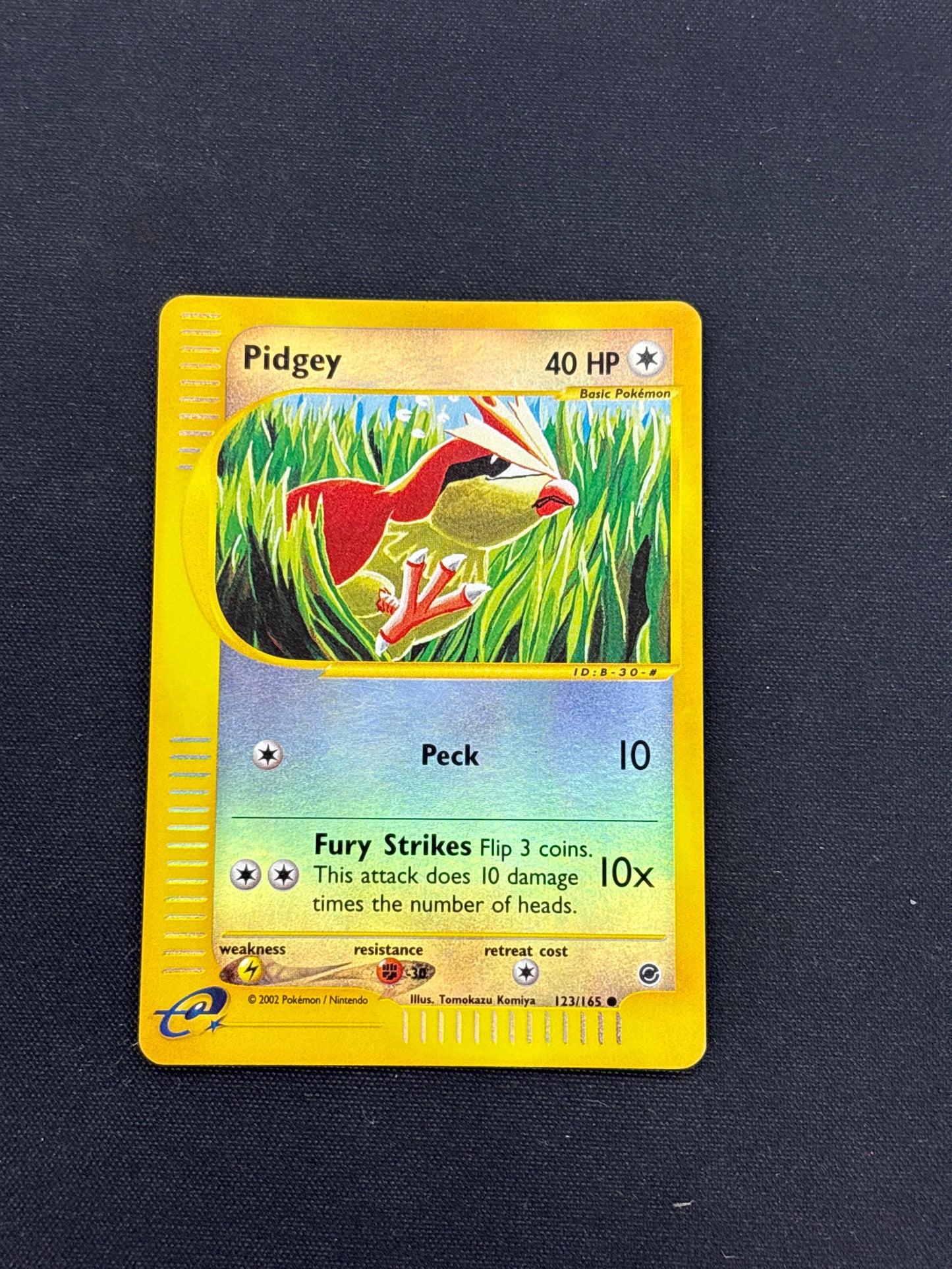 Auction Lot 98: Pidgey Reverse Foil Pokemon Expedition NM Condition