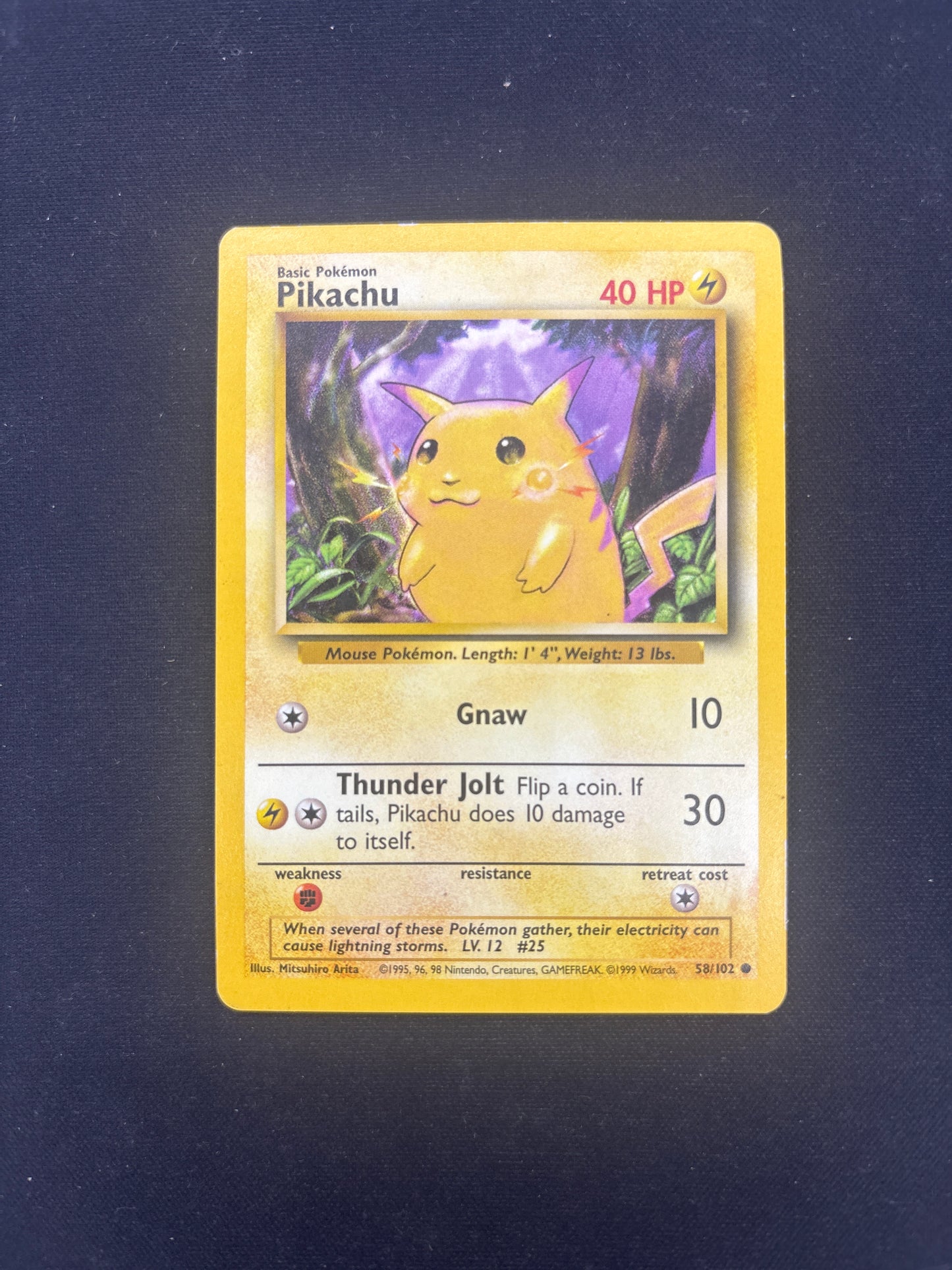 Auction Lot 33: Pokemon Card Pikachu Base Set Condition Vary