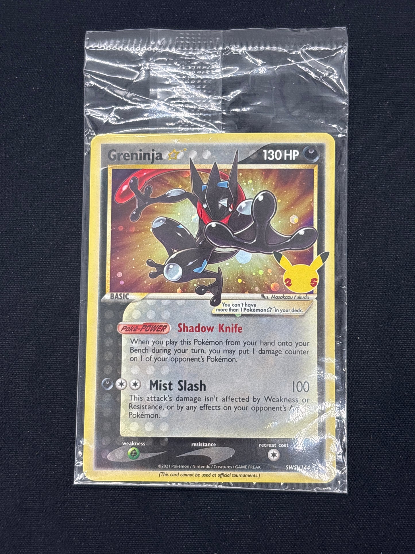 Auction Lot 15: Greninja Gold Star ETB Promo Card Sealed