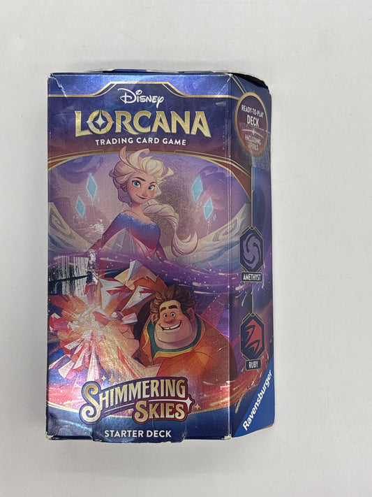 Auction Lot 31: Disney Lorcana TCG Shimmering Skies Starter Deck Unopened