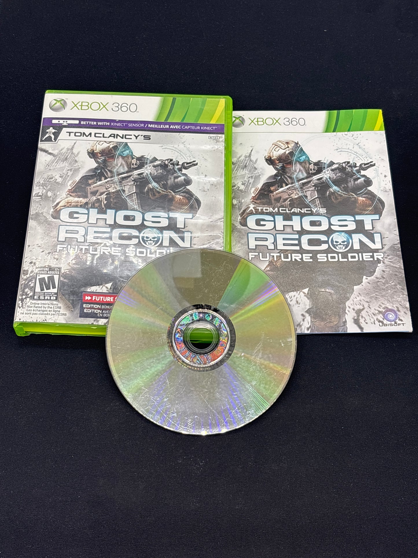 Auction Lot 171: Tom Clancy Ghost Recon Future Soldier Video Game XBOX 360 CIB