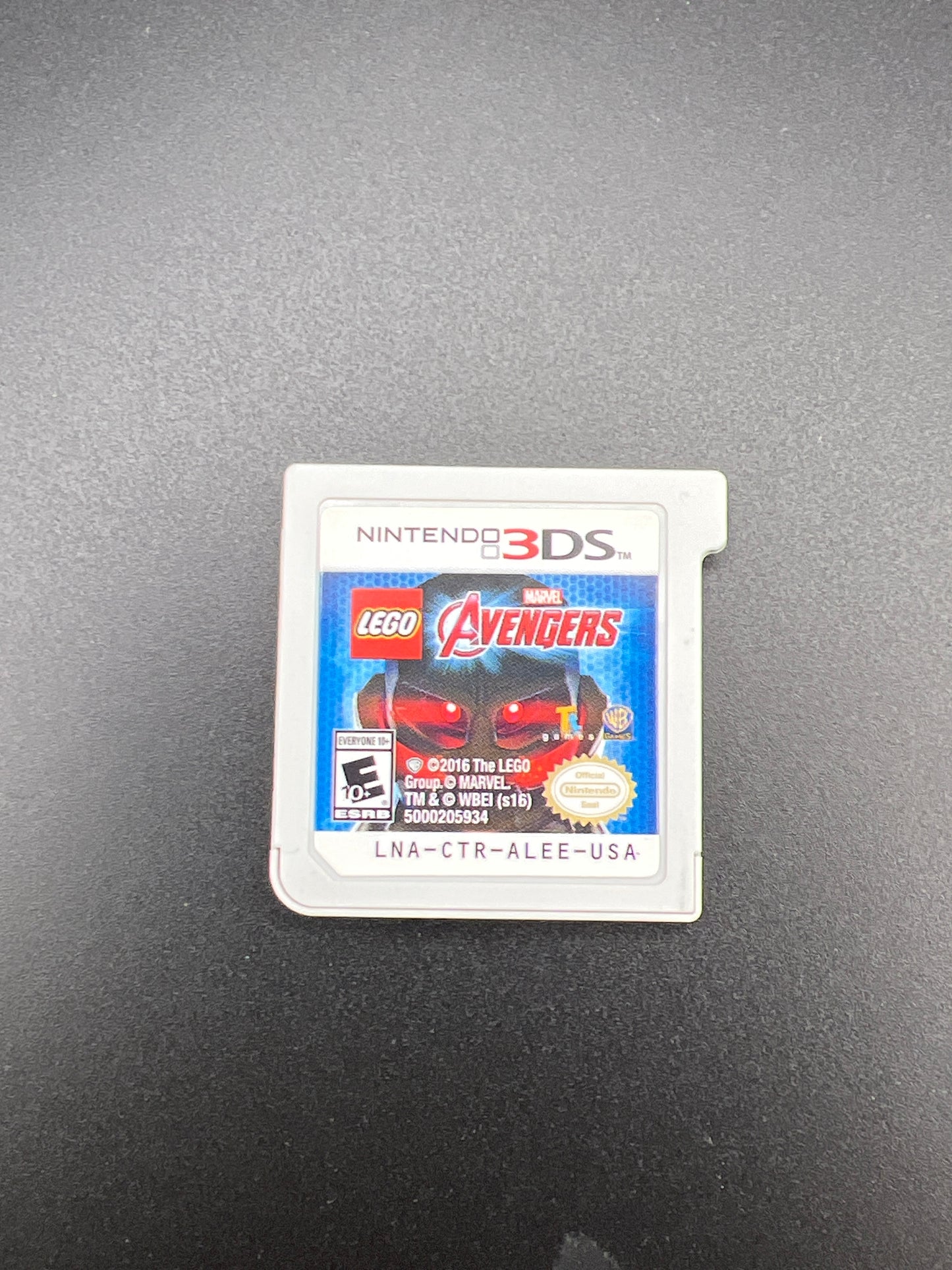 Auction Lot 284: Nintendo 3DS Video Game Lego Avengers Loose