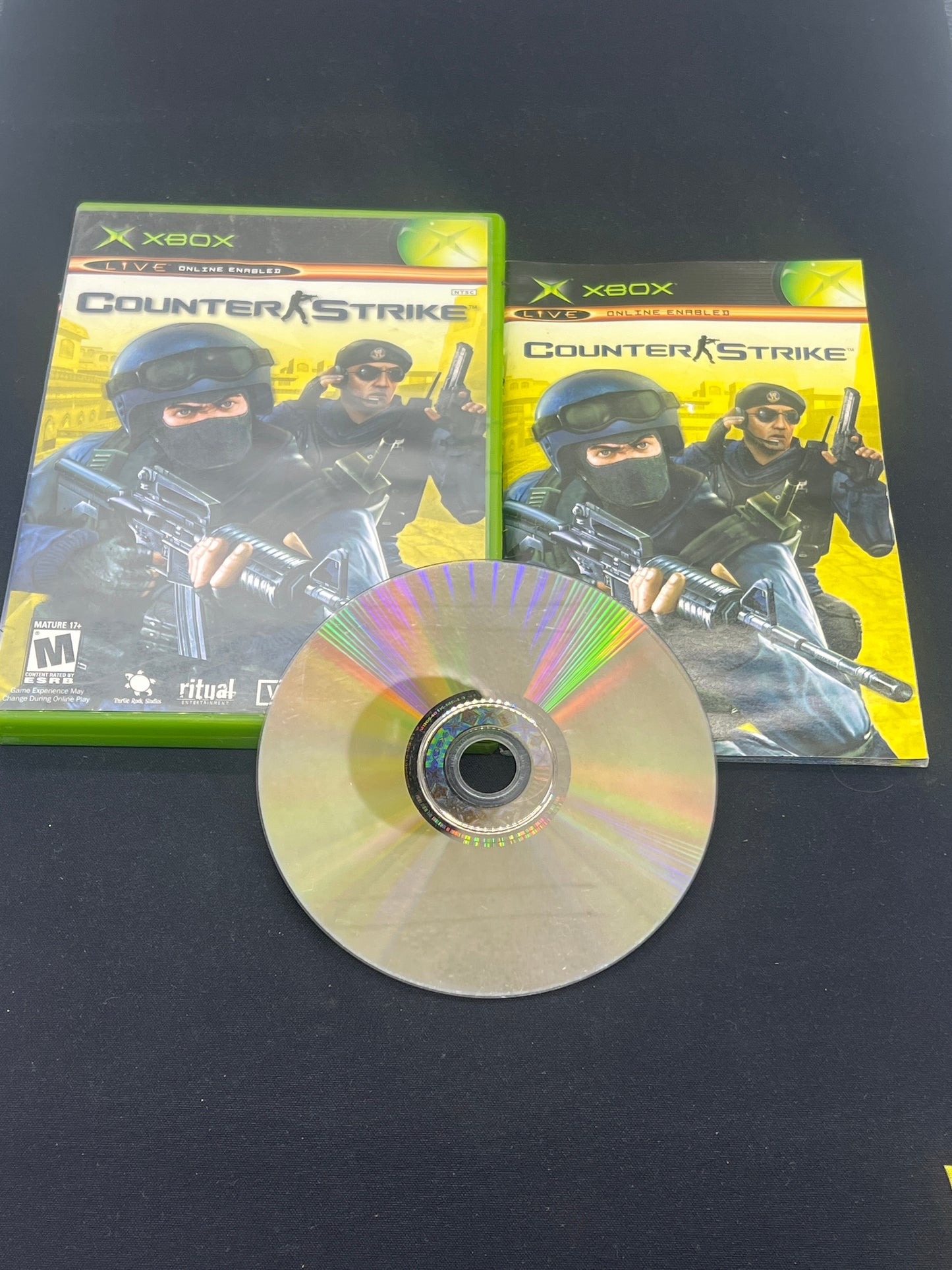 Auction Lot 94: XBOX Video Game Counter Strike CIB