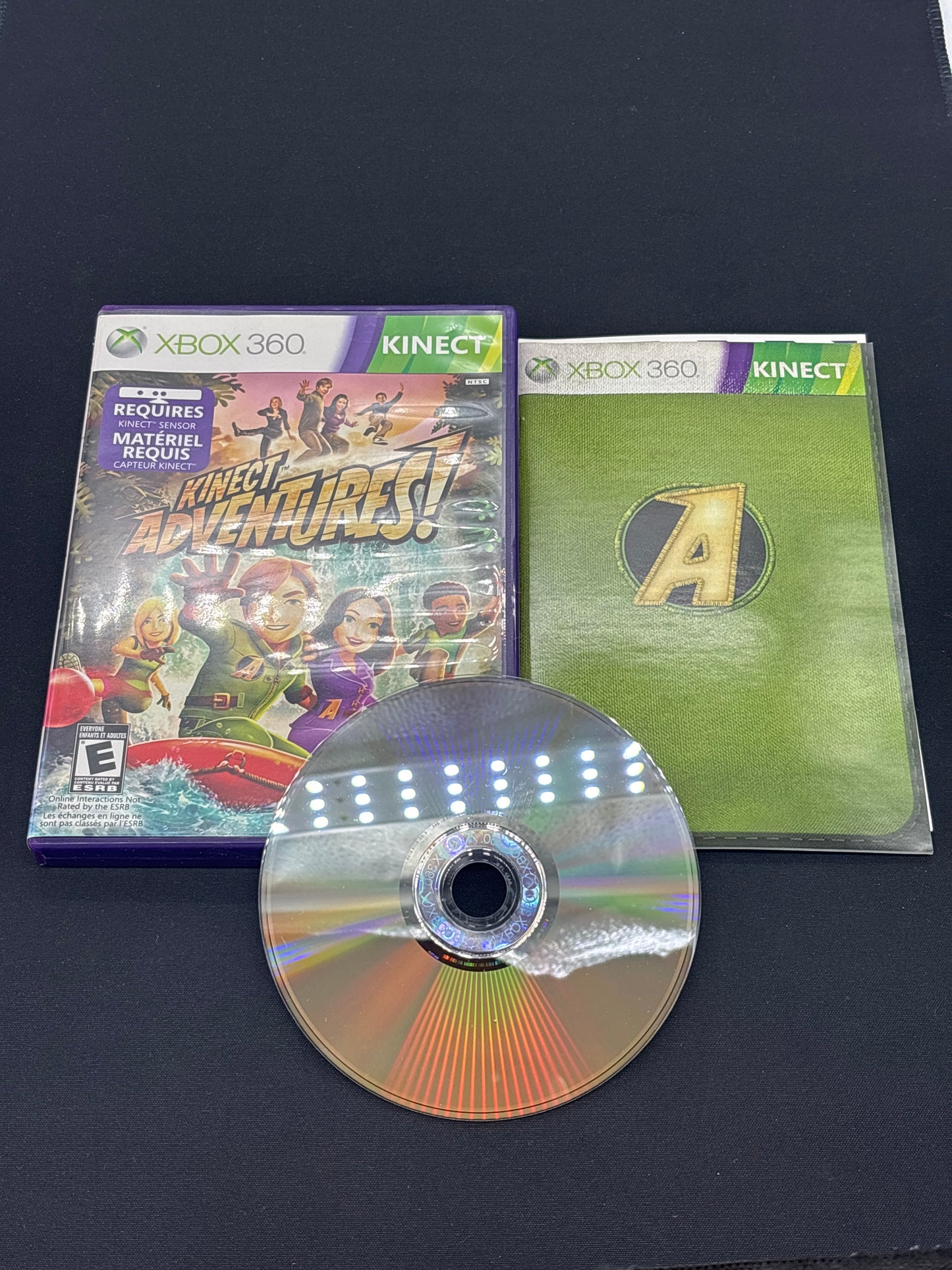 Auction Lot 168: Kinect Adventure Video Game XBOX 360 CIB