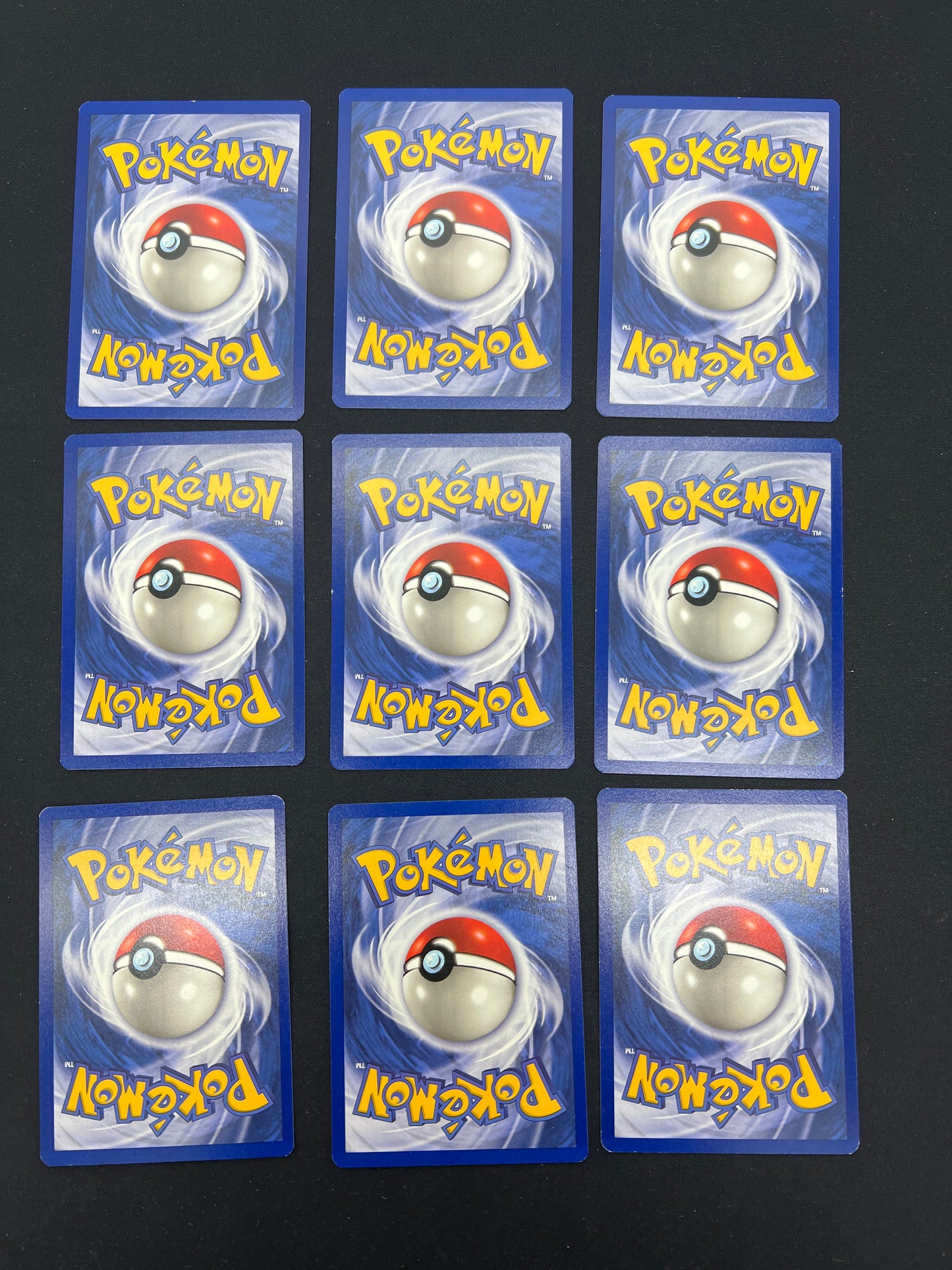 Auction Lot 54: Pokemon Cards Lot of 9 Fire Energy Base Set Conditions Vary