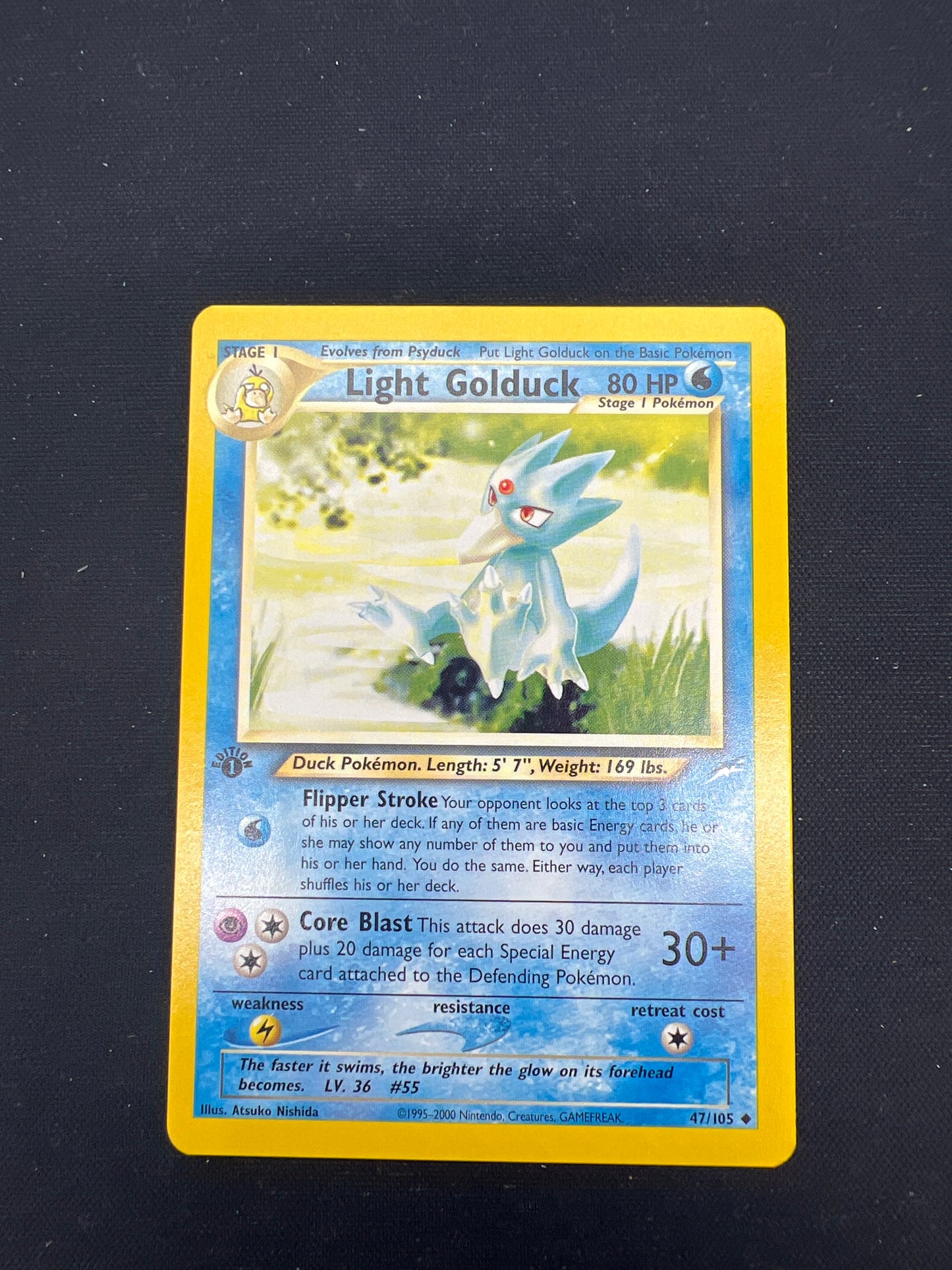 Auction Lot 165: Pokemon Cards 1st Edition Neo Destiny Light Golduck Condition Vary