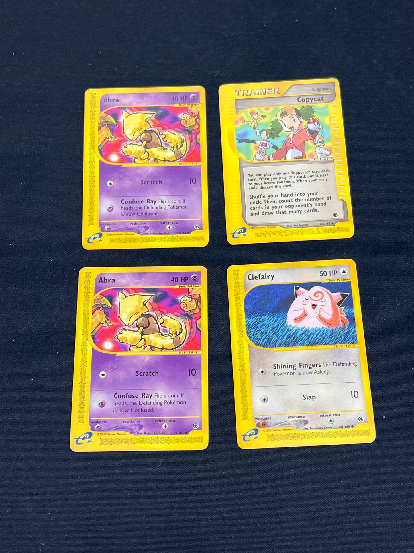 Auction Lot 48: Pokemon Cards Lot of 4 Assorted Expedition Conditions Vary