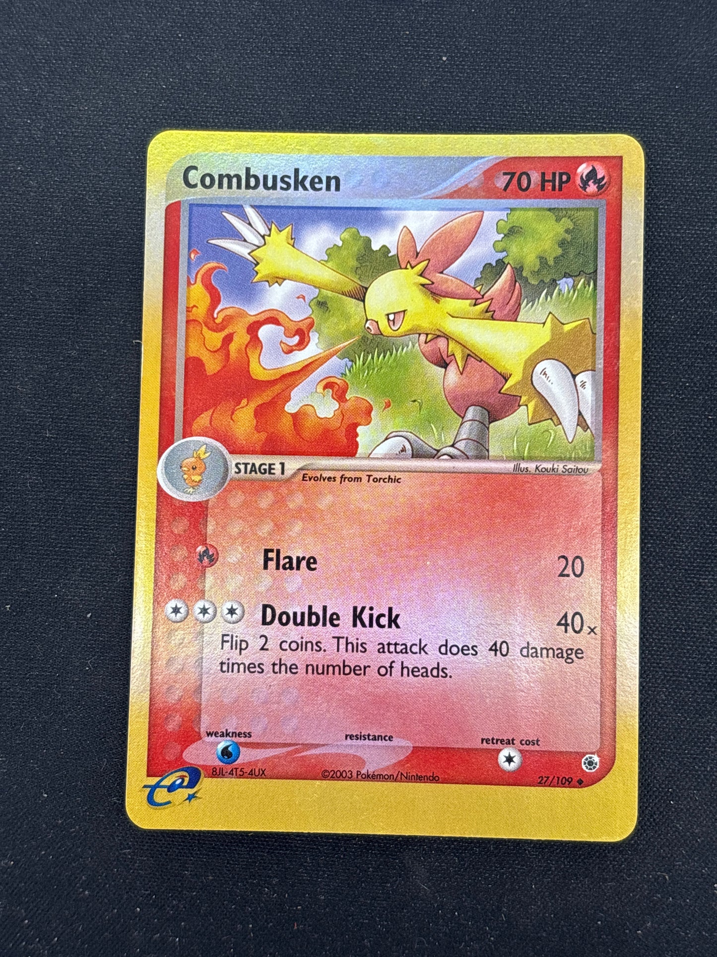 Auction Lot 258: Pokemon Cards EX Ruby Sapphire Combusken Reverse Foil Condition Vary