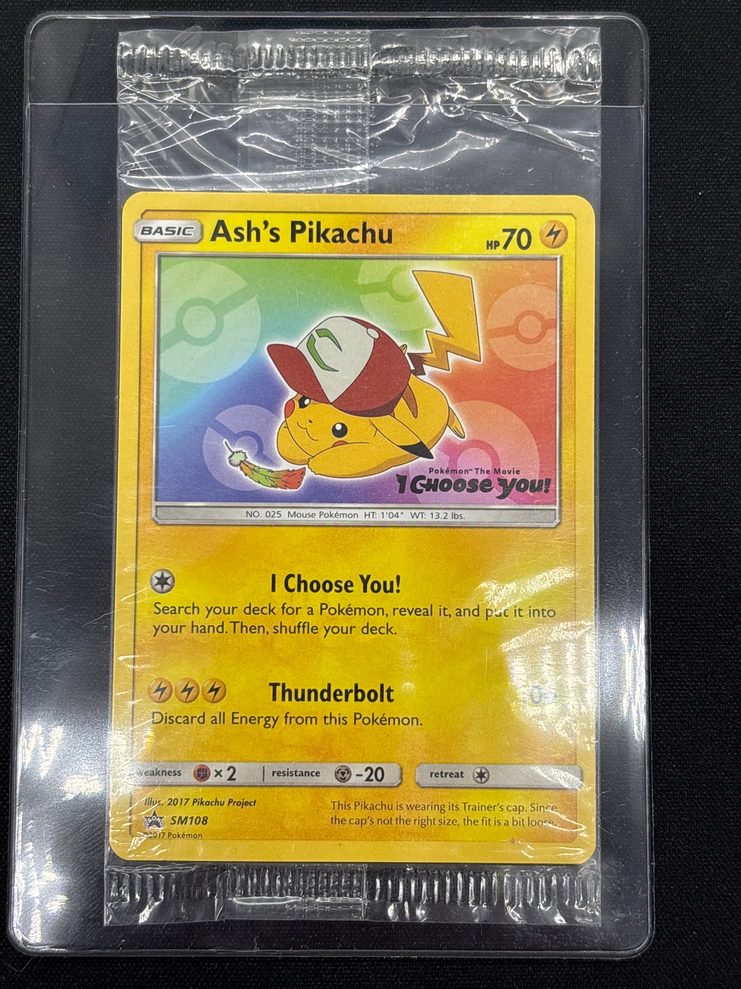 Auction Lot 6: Ash’s Pikachu Promo Card Sealed