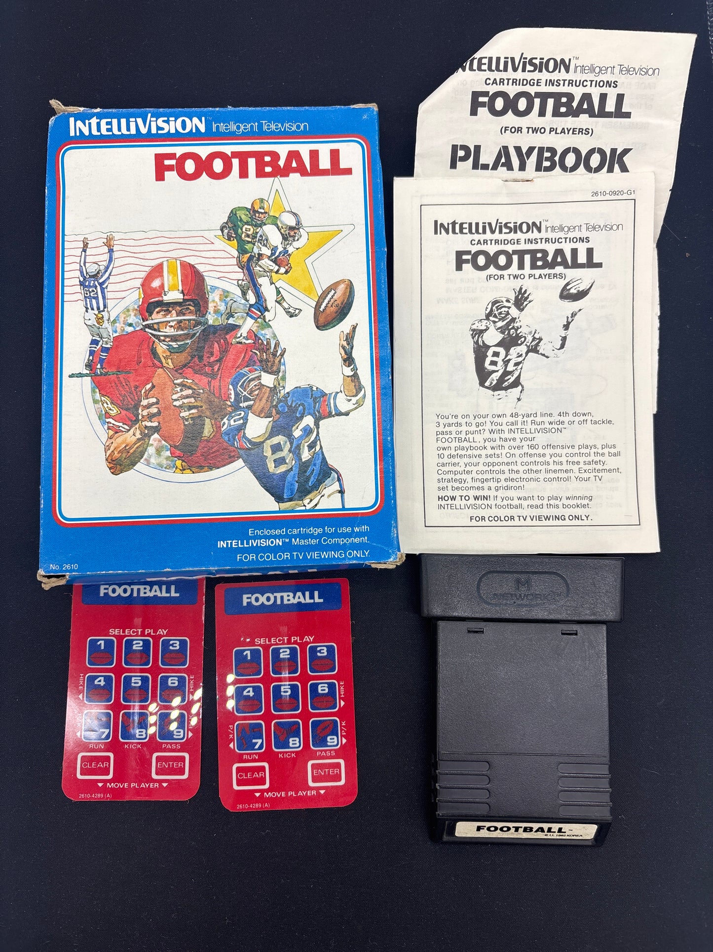 Auction Lot 148: Intellivision Video Game Football CIB