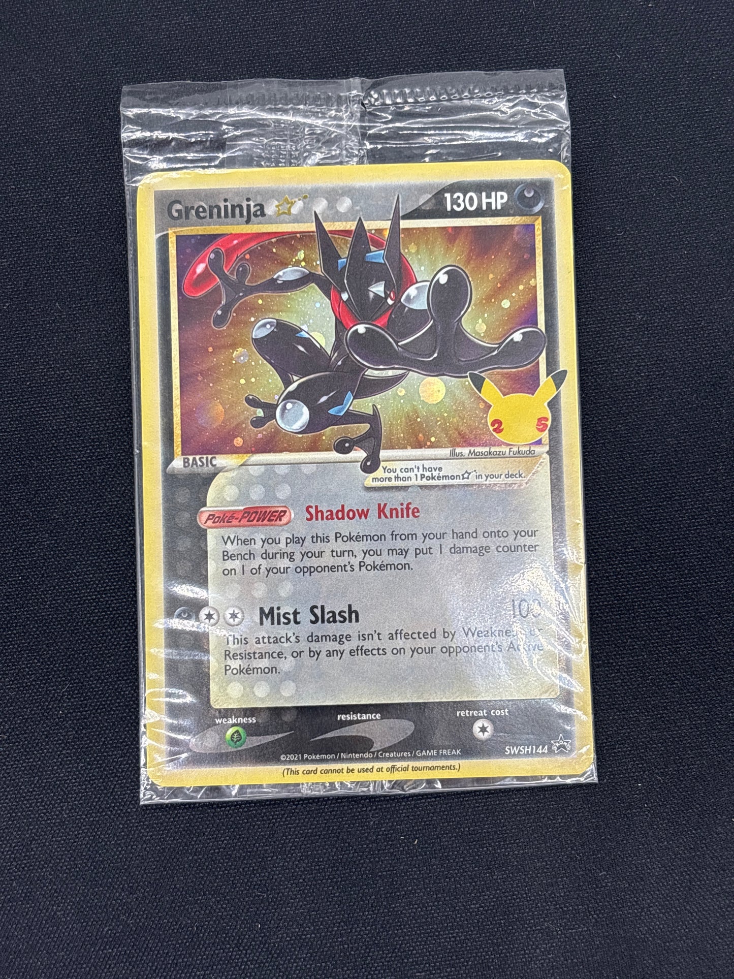 Auction Lot 8: Greninja Gold Star ETB Promo Pokemon Celebrations Sealed