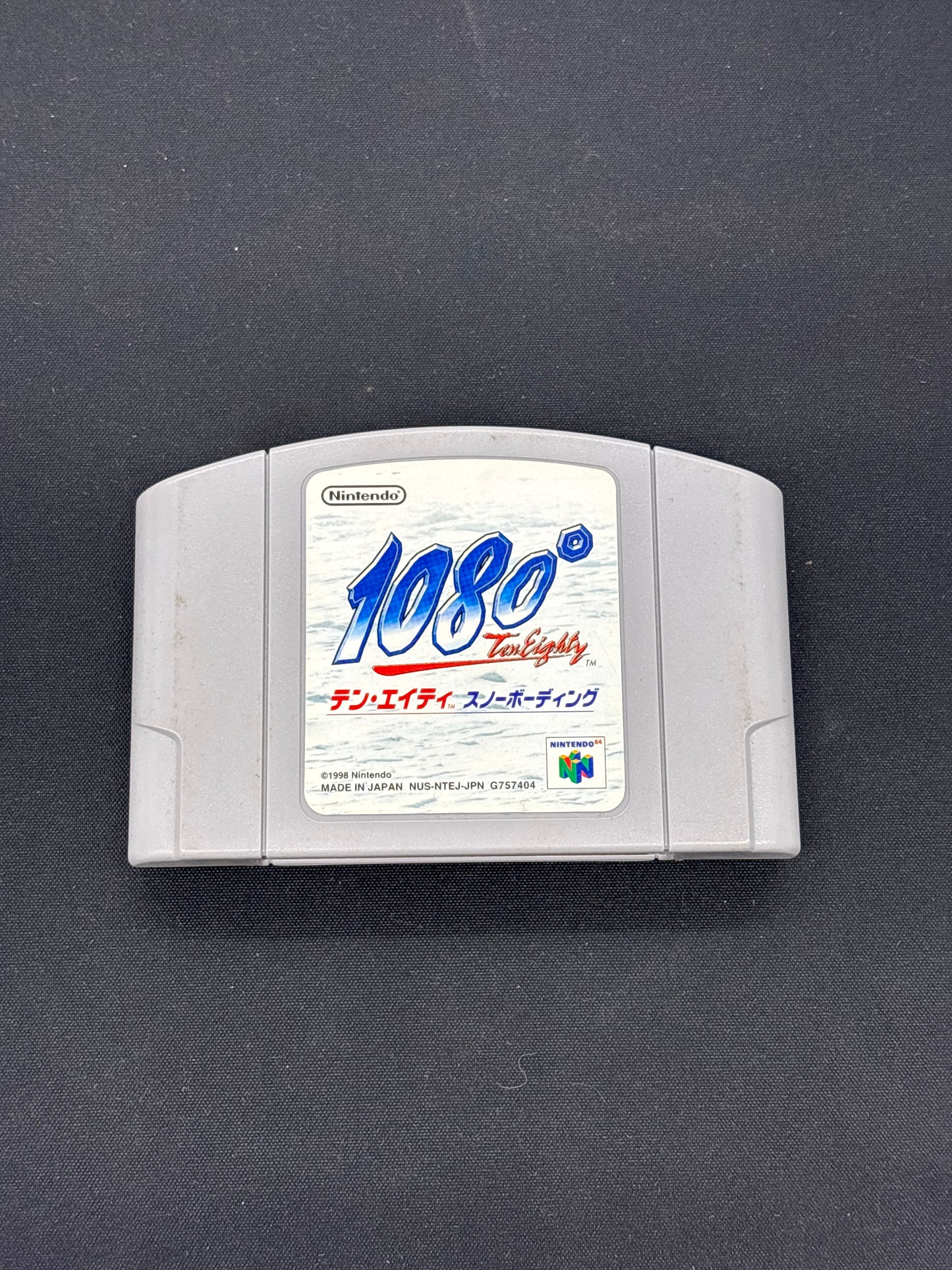 Auction Lot 3: Japanese Ten Eighty Nintendo N64 Video Game Loose