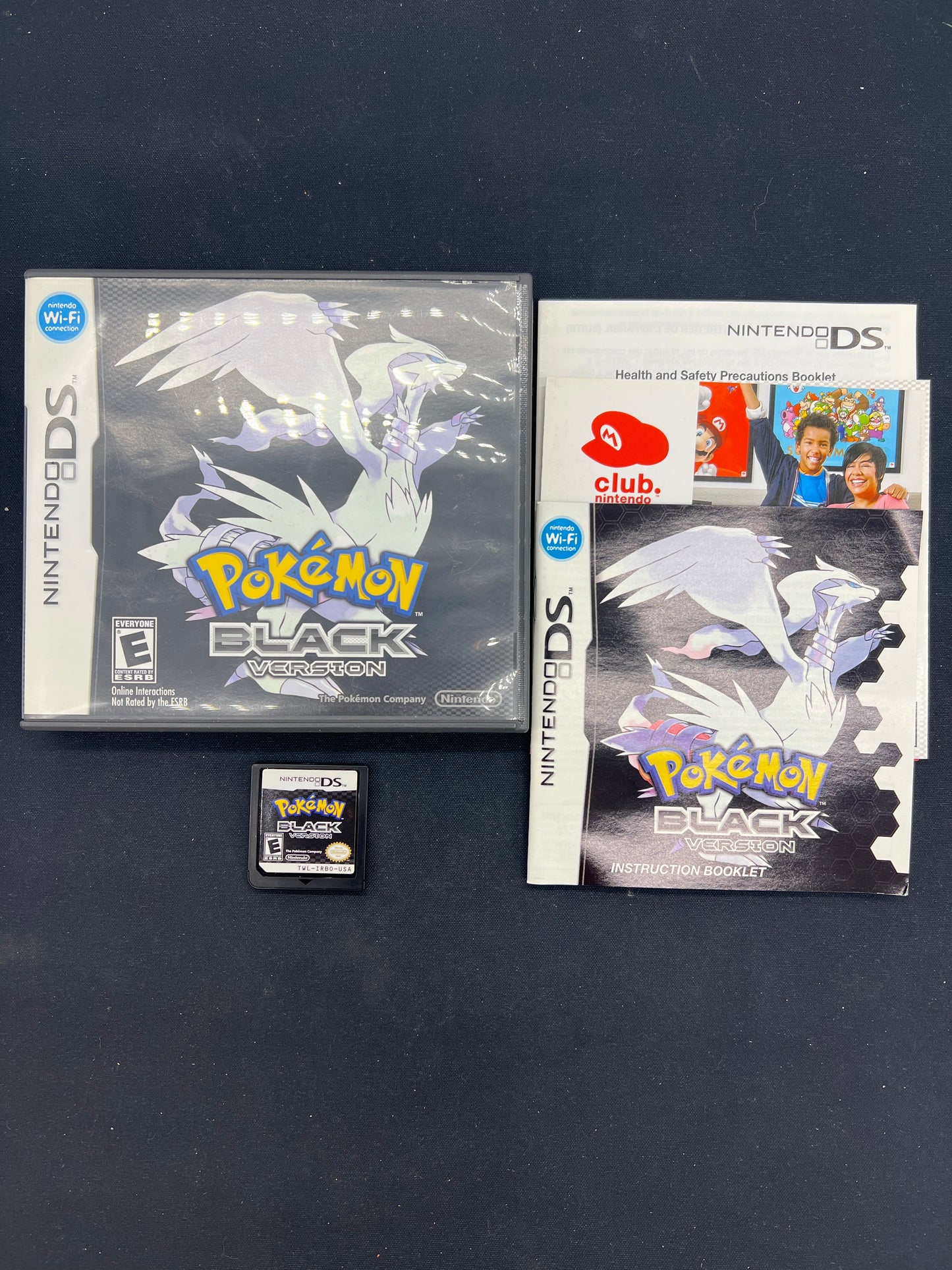 Auction Lot 120: Nintendo DS Video Game Pokemon Black CIB