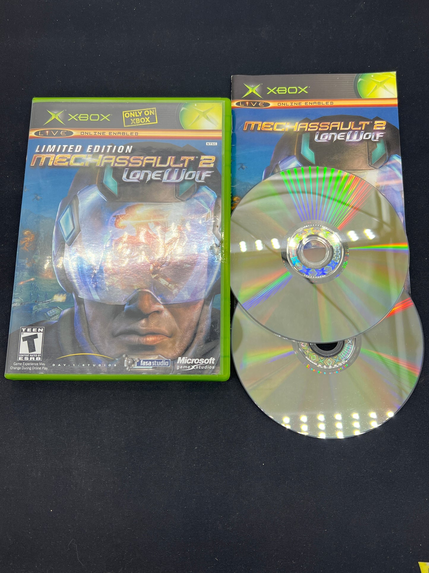 Auction Lot 120: XBOX Video Game Limited Edition Mechassault 2 Lonewolf CIB