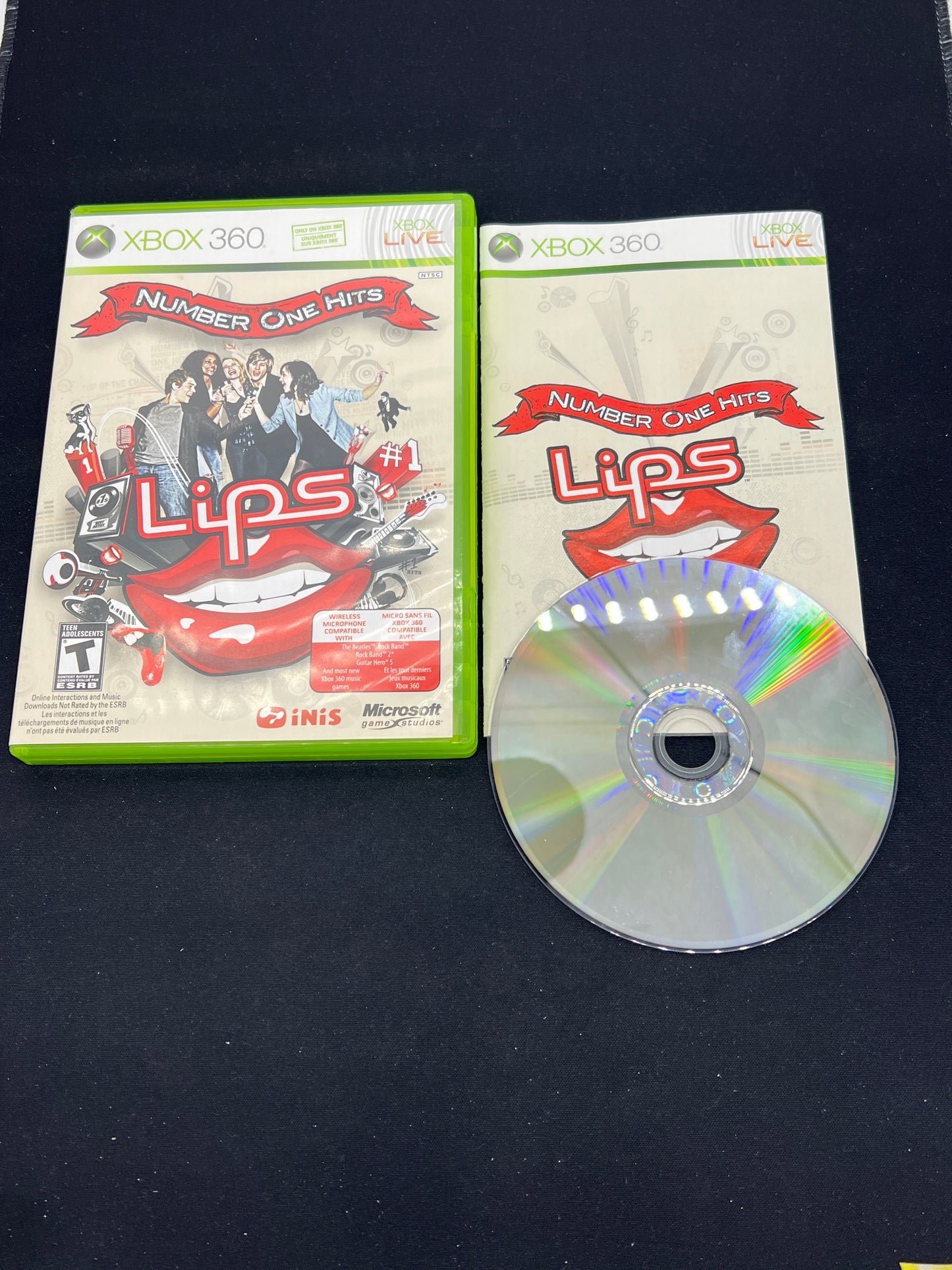Auction Lot 229: XBOX 360 Number One Hits Lips CIB