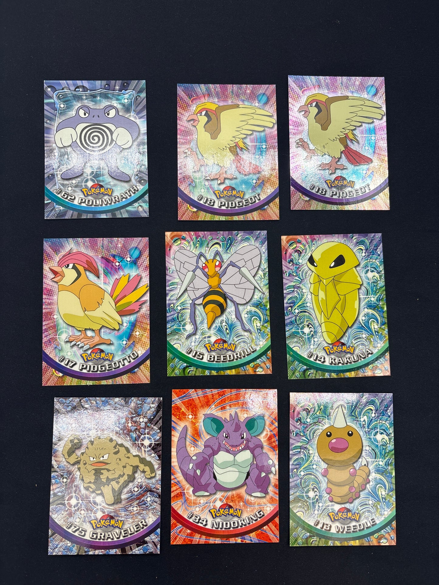 Auction Lot 88: Pokemon Topps Chrome Card Lot 3 Conditions Vary
