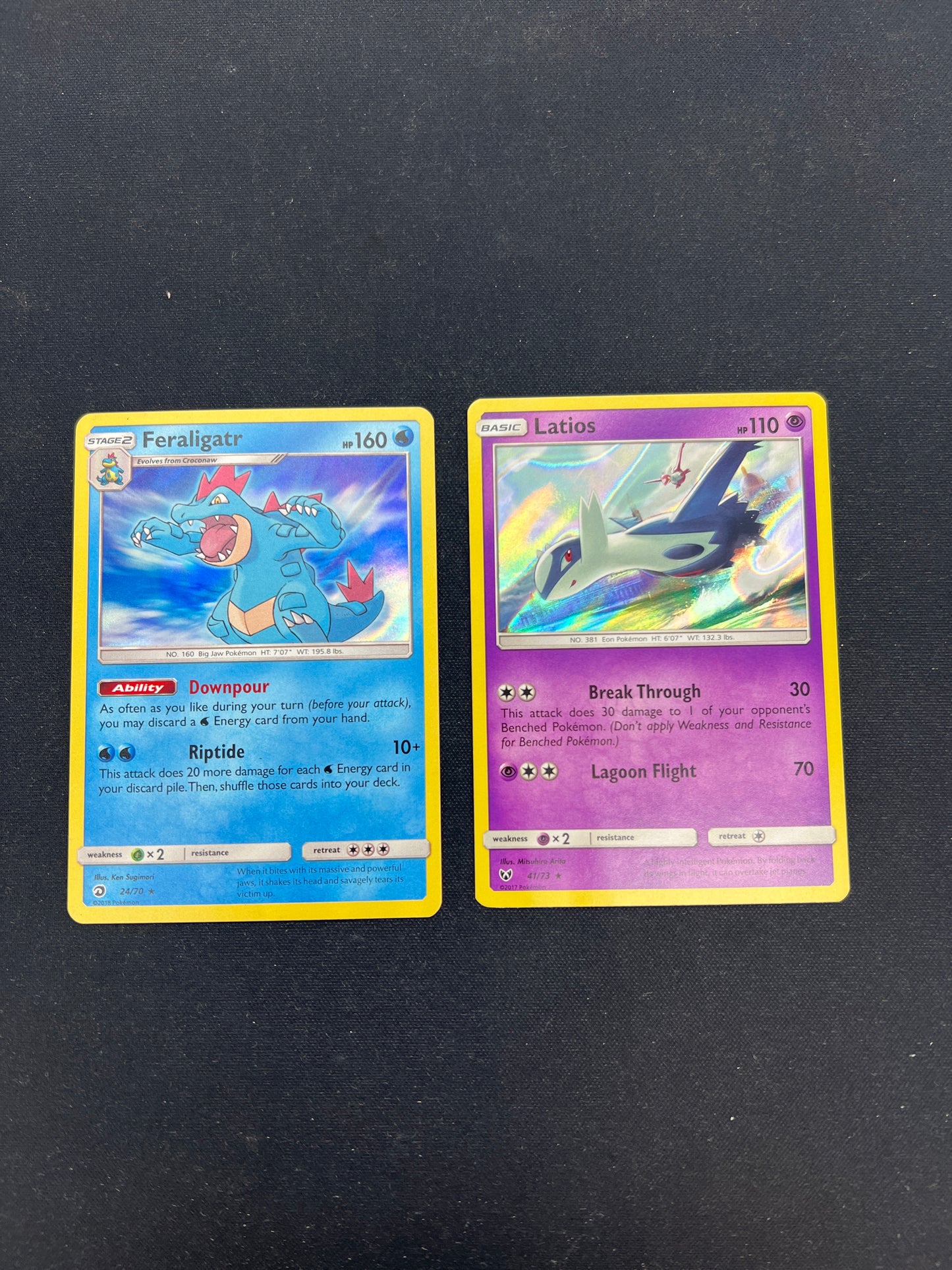 Auction Lot 167: Pokemon Cards Lot of 2 Holo Rares Conditions Vary