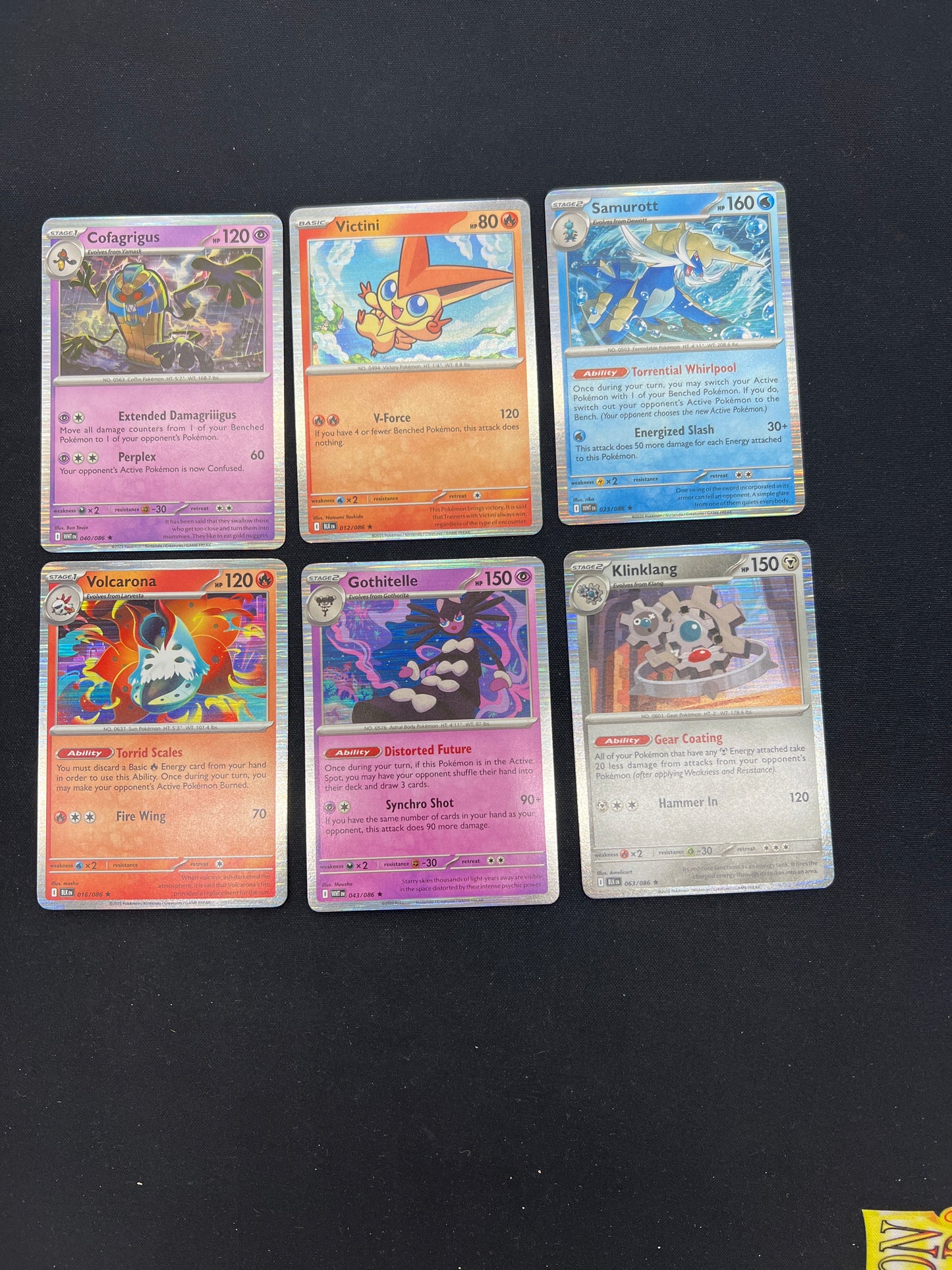 Auction Lot 157: Pokemon Cards Assorted Lot of 6 SV Holo Rares Conditions Vary