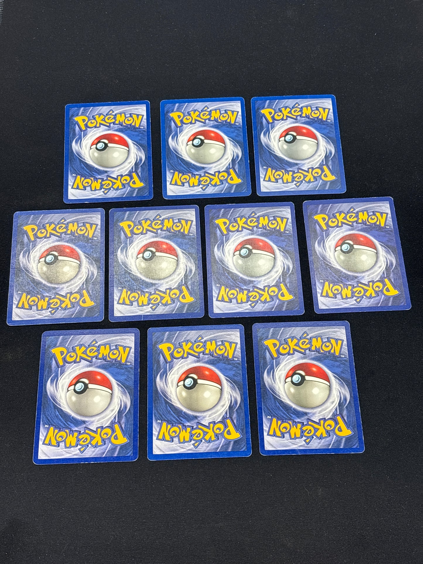 Auction Lot 42: Pokemon WOTC Starter Pokemon Card Lot Conditions Vary