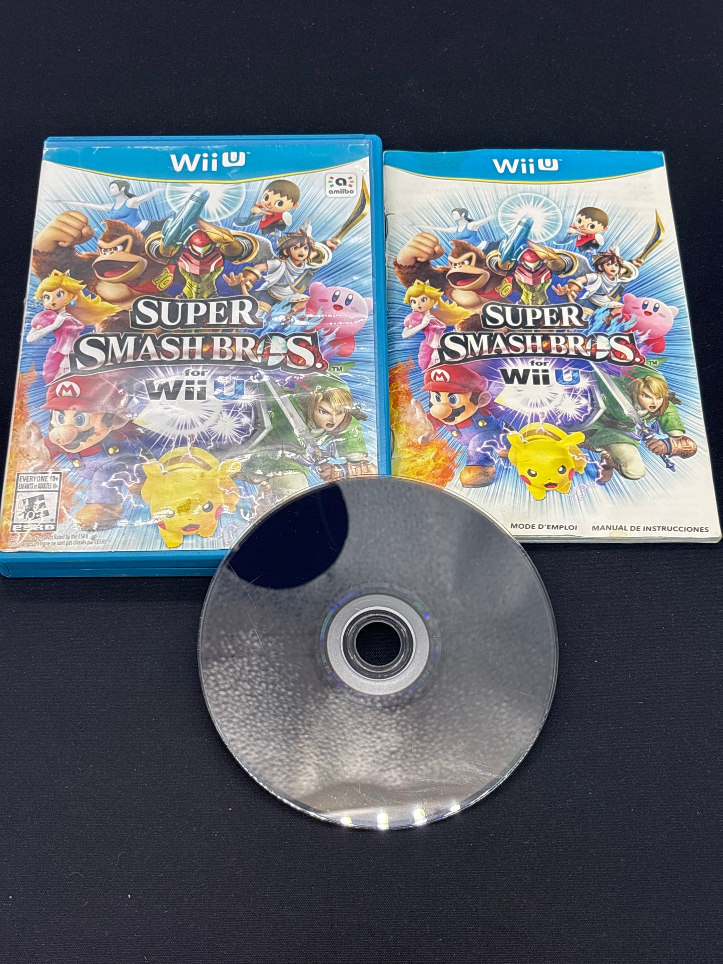 Auction Lot 74: WII U Super Smash Bros with Disc & Case
