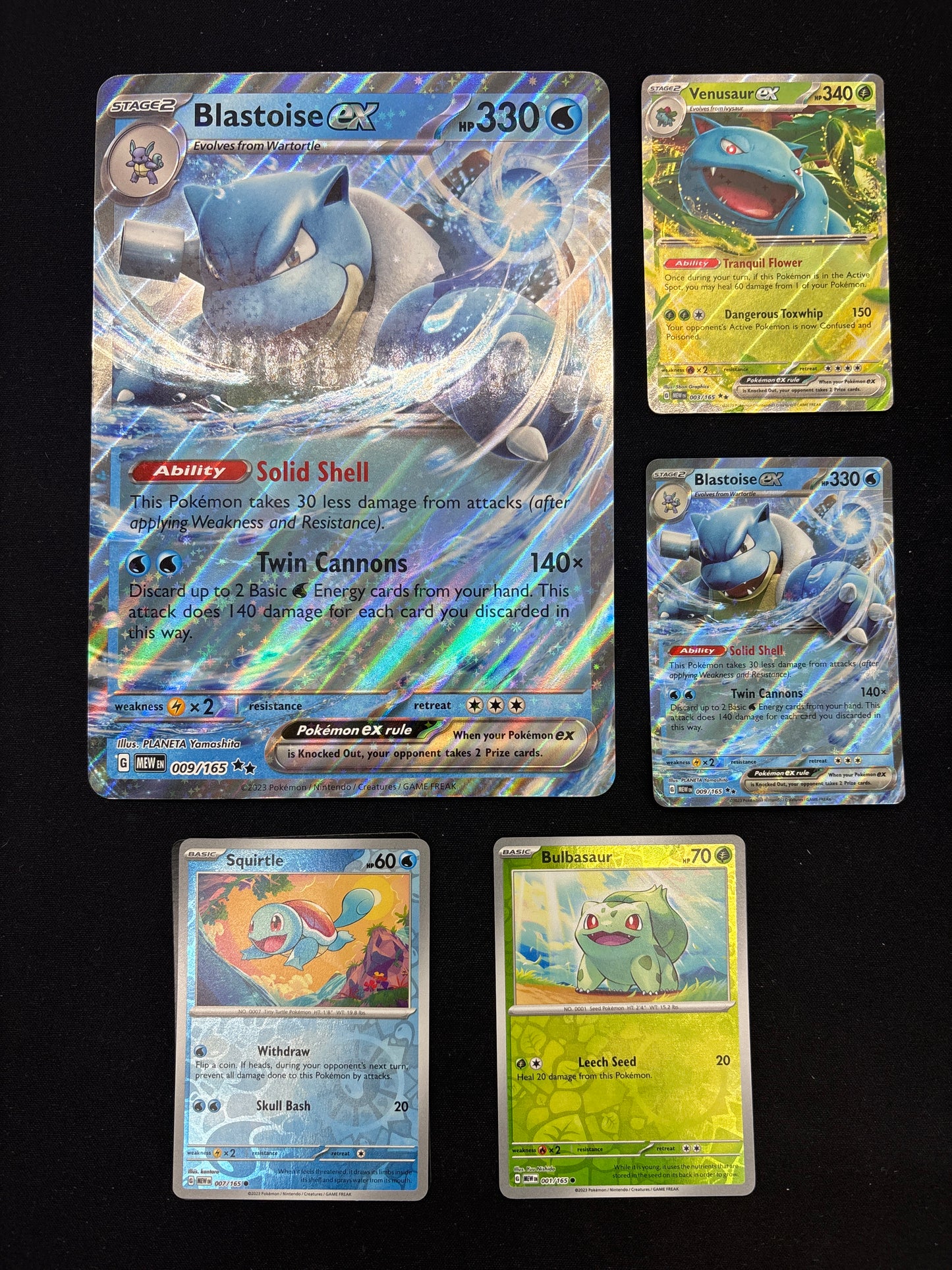 Auction Lot 40: Pokemon Blooming Waters Promo Card Lot 1 Conditions Vary