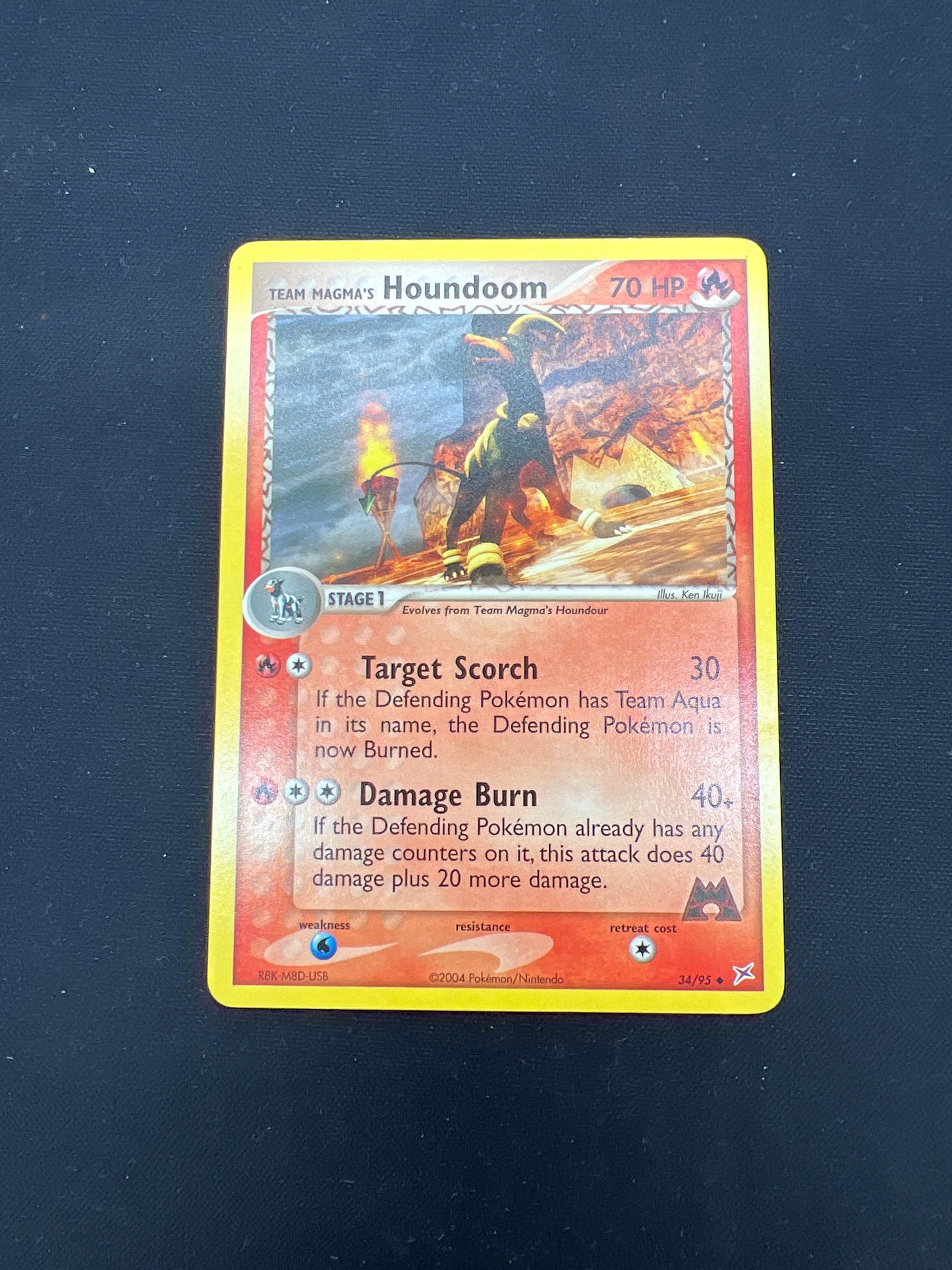 Auction Lot 317: Pokemon Cards Team Rocket's Houndoom Non Holo Condition Vary