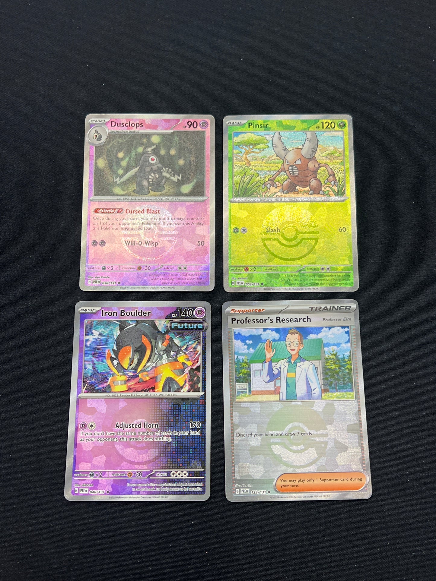 Auction Lot 161: Pokemon Cards Prismatic Evolutions Pokeball Holo Lot Conditions Vary