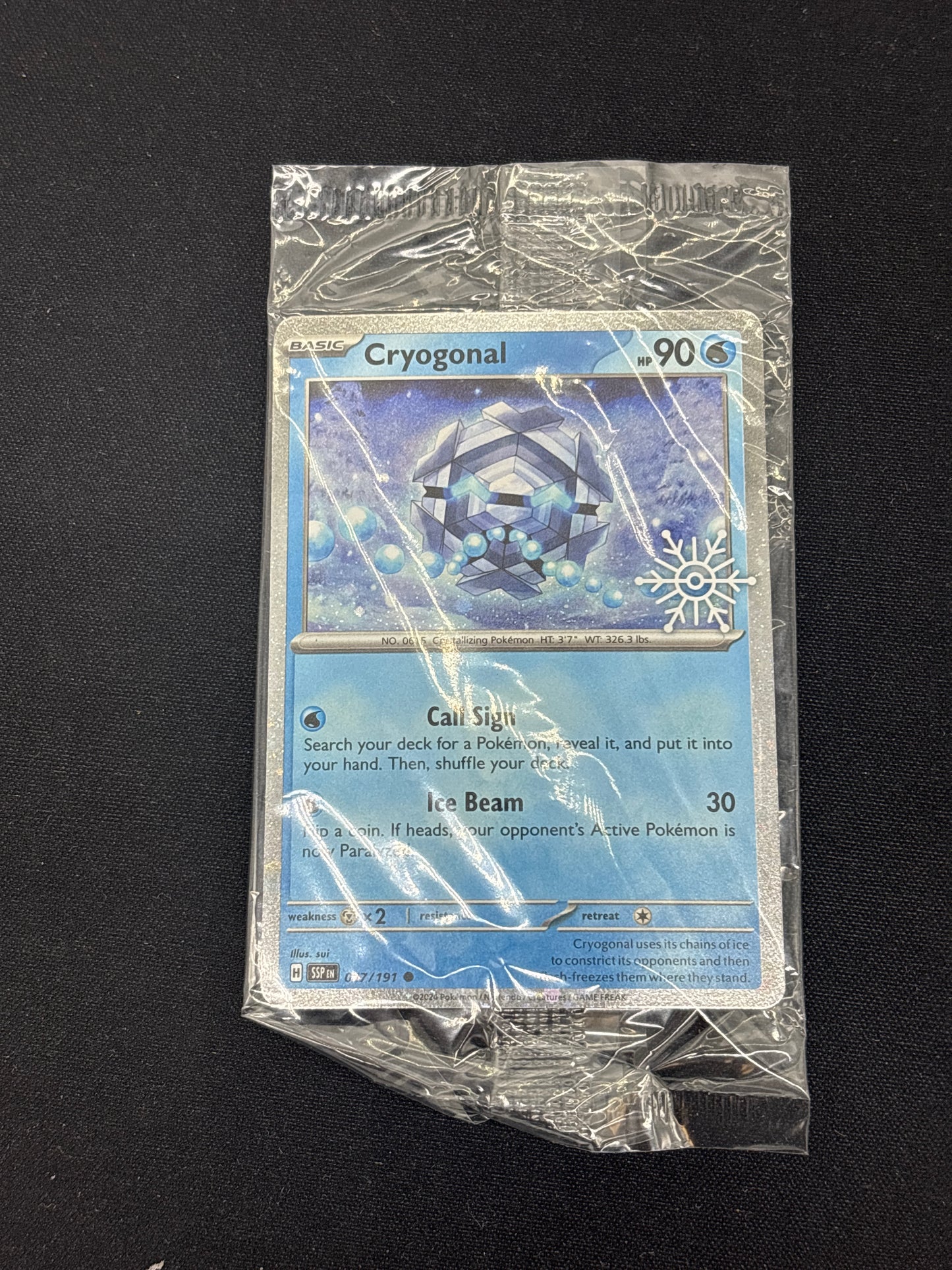Auction Lot 77: Pokemon Cards Advent Calendar Stamped Holo Cryognal Sealed