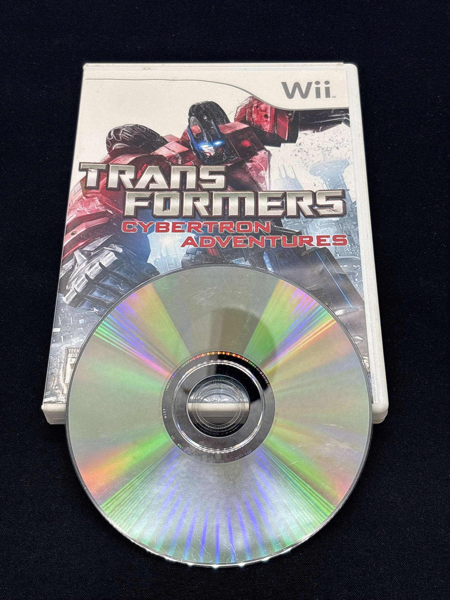 Auction Lot 126: Nintendo Wii Transformers Cybertron Adventures Video Game
