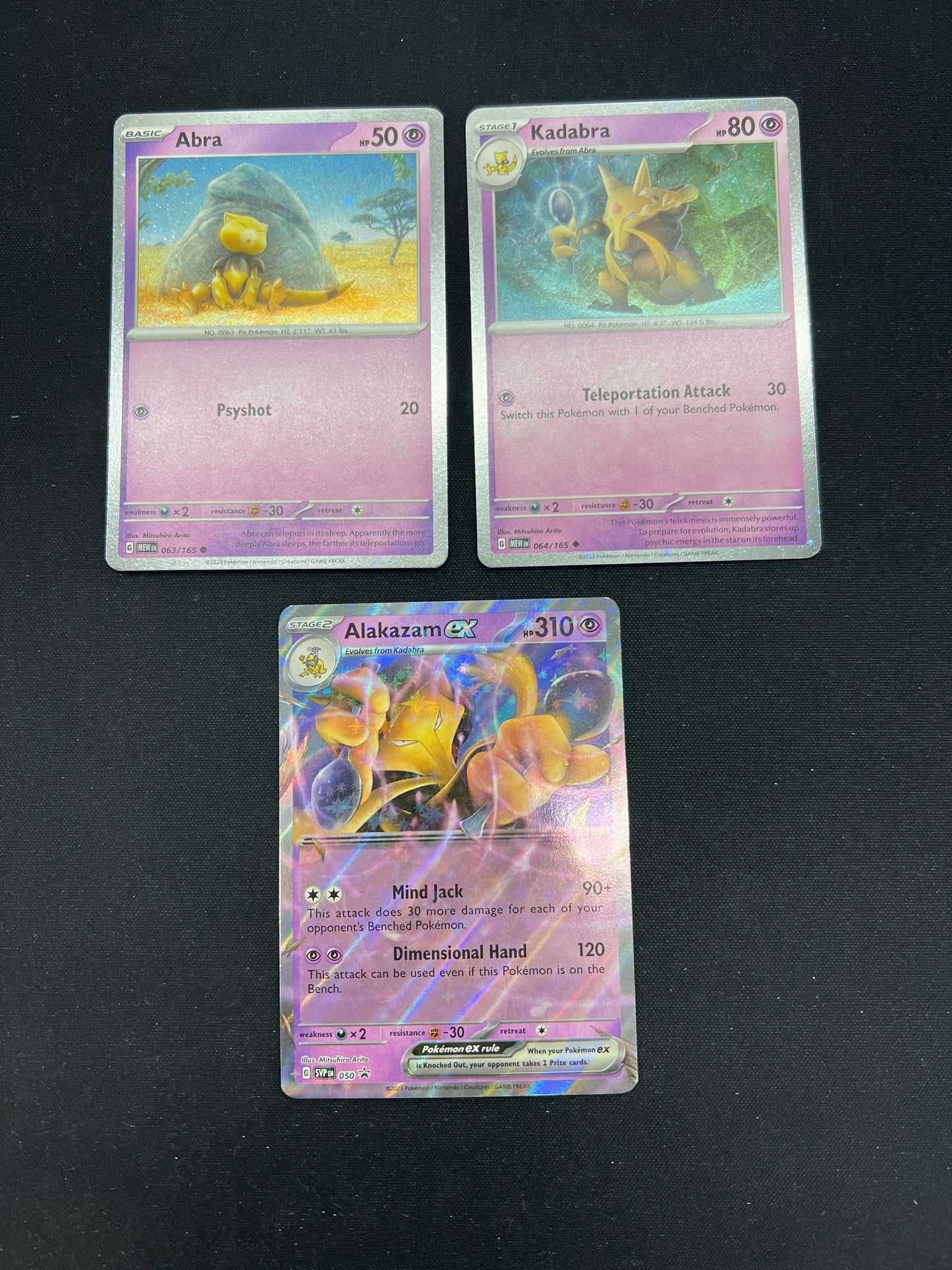 Auction Lot 311: Pokemon Cards Alakazam EX Collection Box Promos 151 Conditions Vary