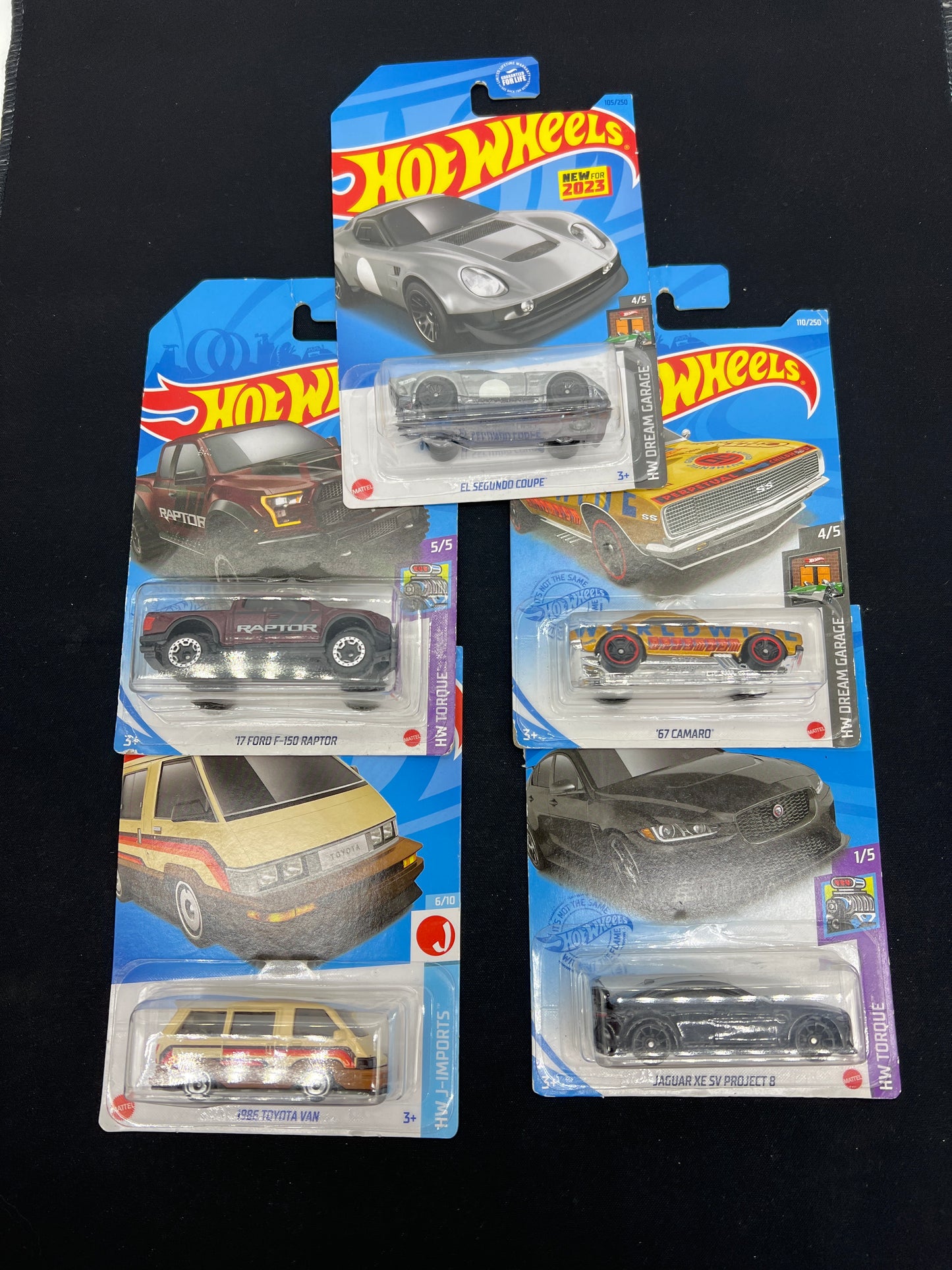 Auction Lot 2: Hot Wheels Assorted Car Lot of 5