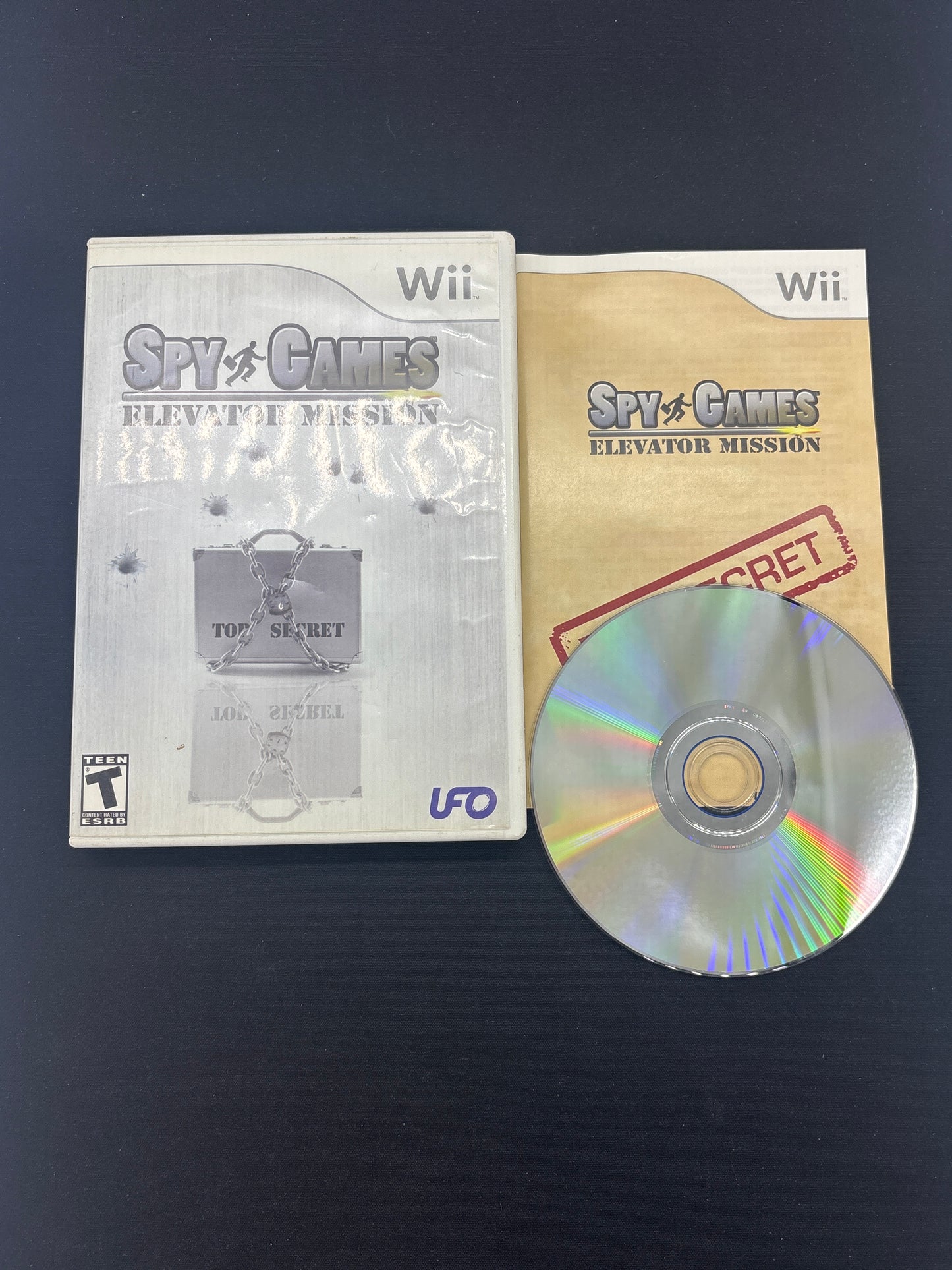 Auction Lot 138: Spy Games Elevator Mission Video Game Nintendo Wii CIB