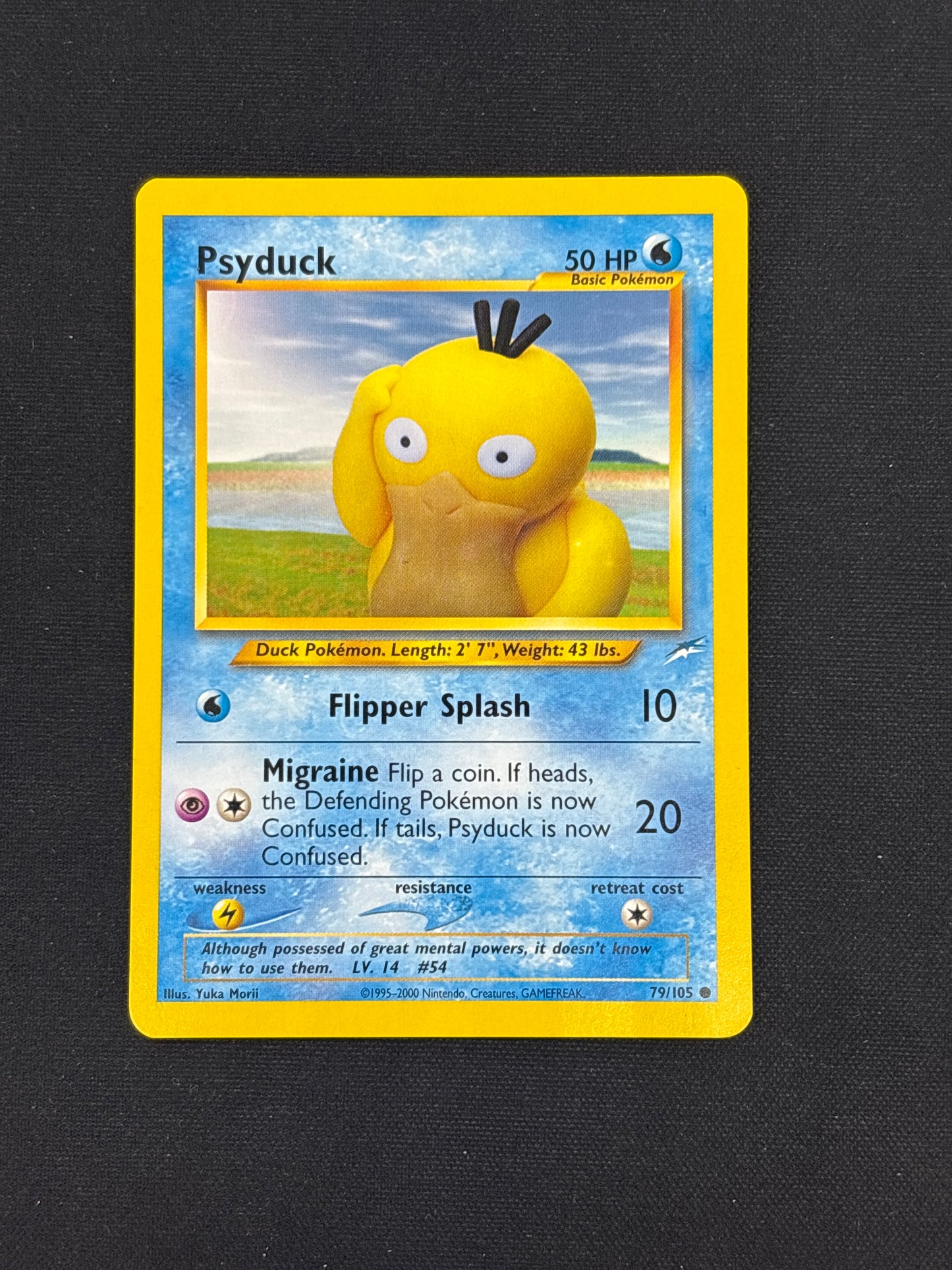 Auction Lot 11: Psyduck Pokemon Neo Destiny Card Conditions Vary