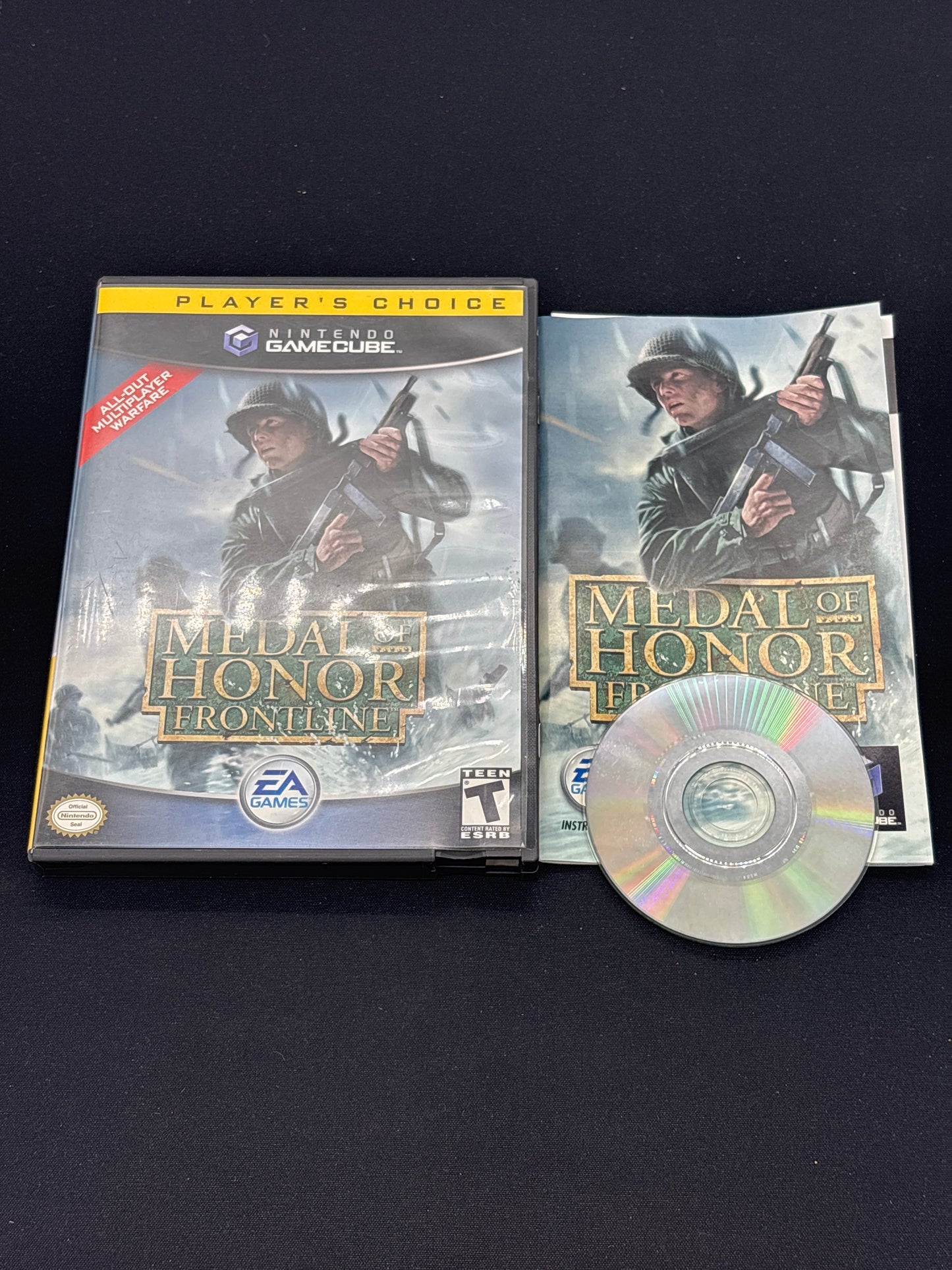 Auction Lot 111: Nintendo Game Cube Medal of Honor Frontline With Case & Disc