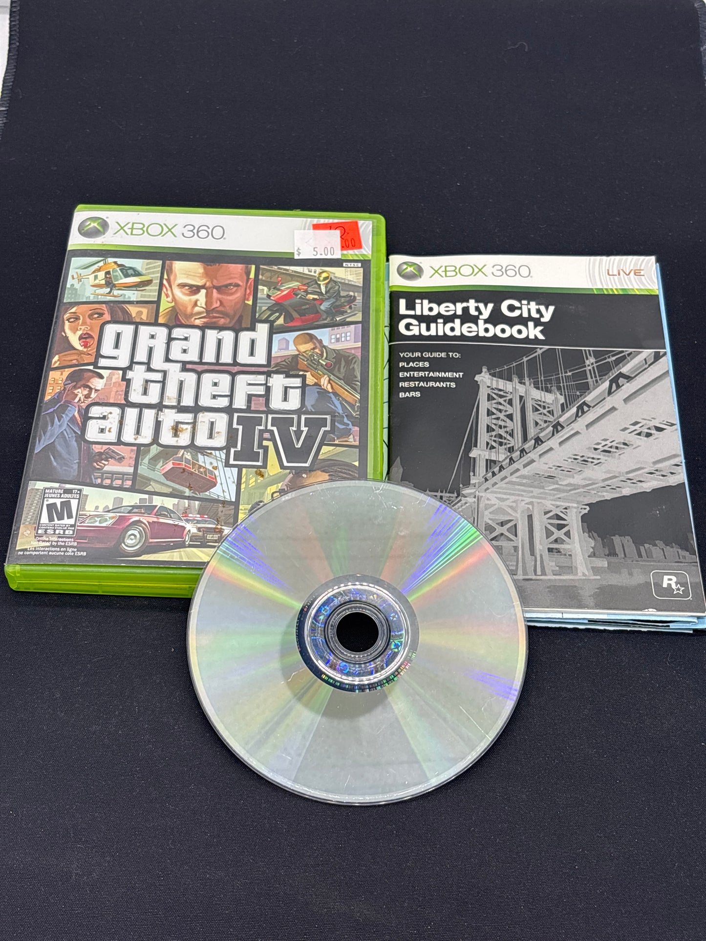 Auction Lot 109: XBOX 360 Grand Theft Auto IV CIB