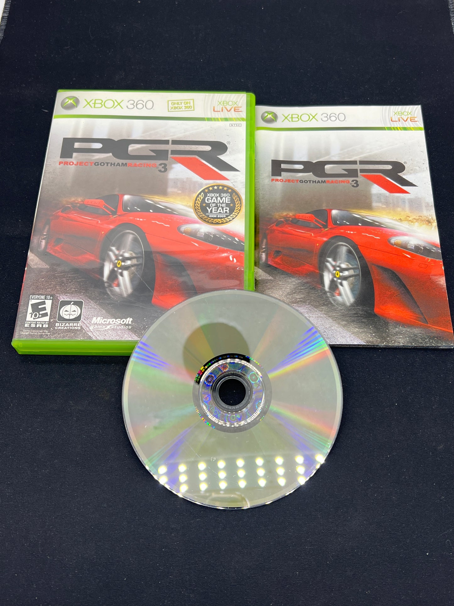 Auction Lot 32: XBox360 Video Game Project Gotham Racing 3 CIB